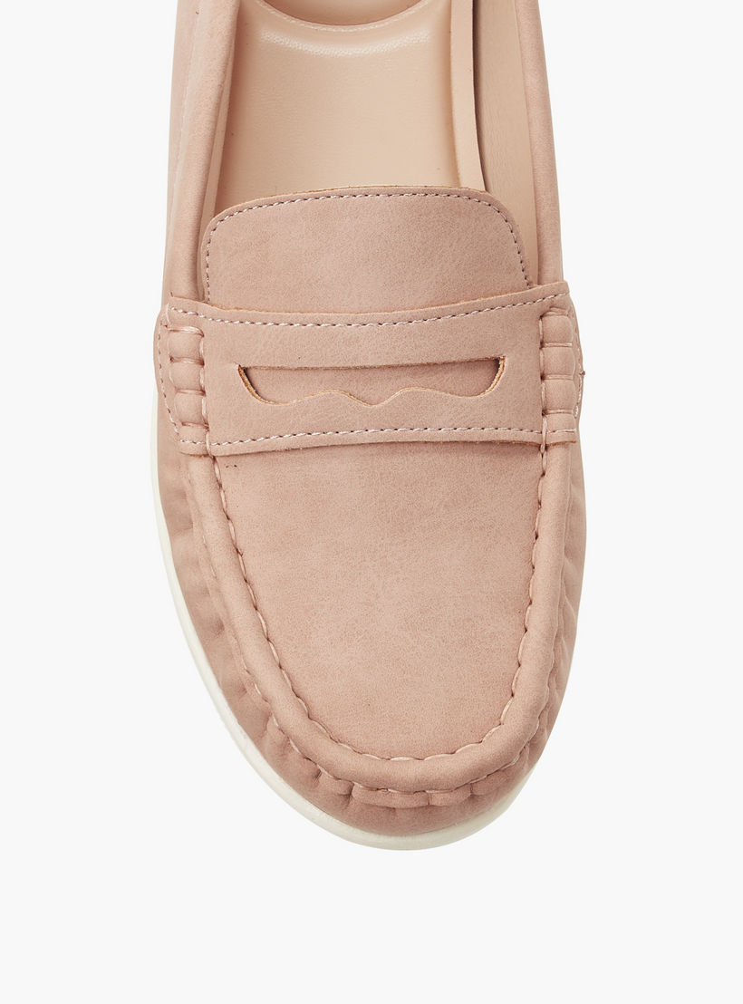 حذاء خفيف بكعب ويدج للنساء من لو كونفورت-women-shoes-loafersandmoccasins-image-4