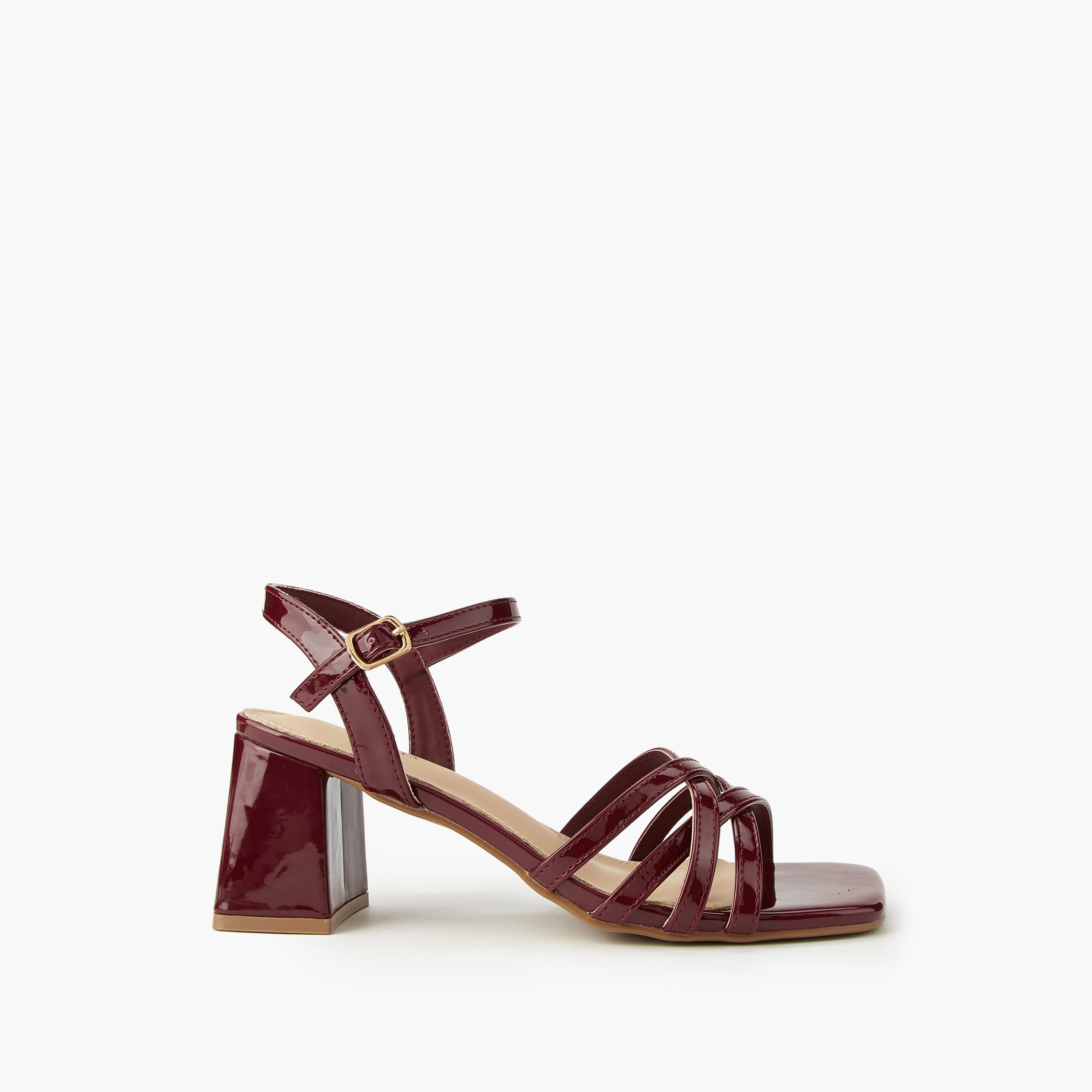Flora Bella Women's Block Heel Buckle Closure Sandals-women-shoes-sandals-heeled-image-3