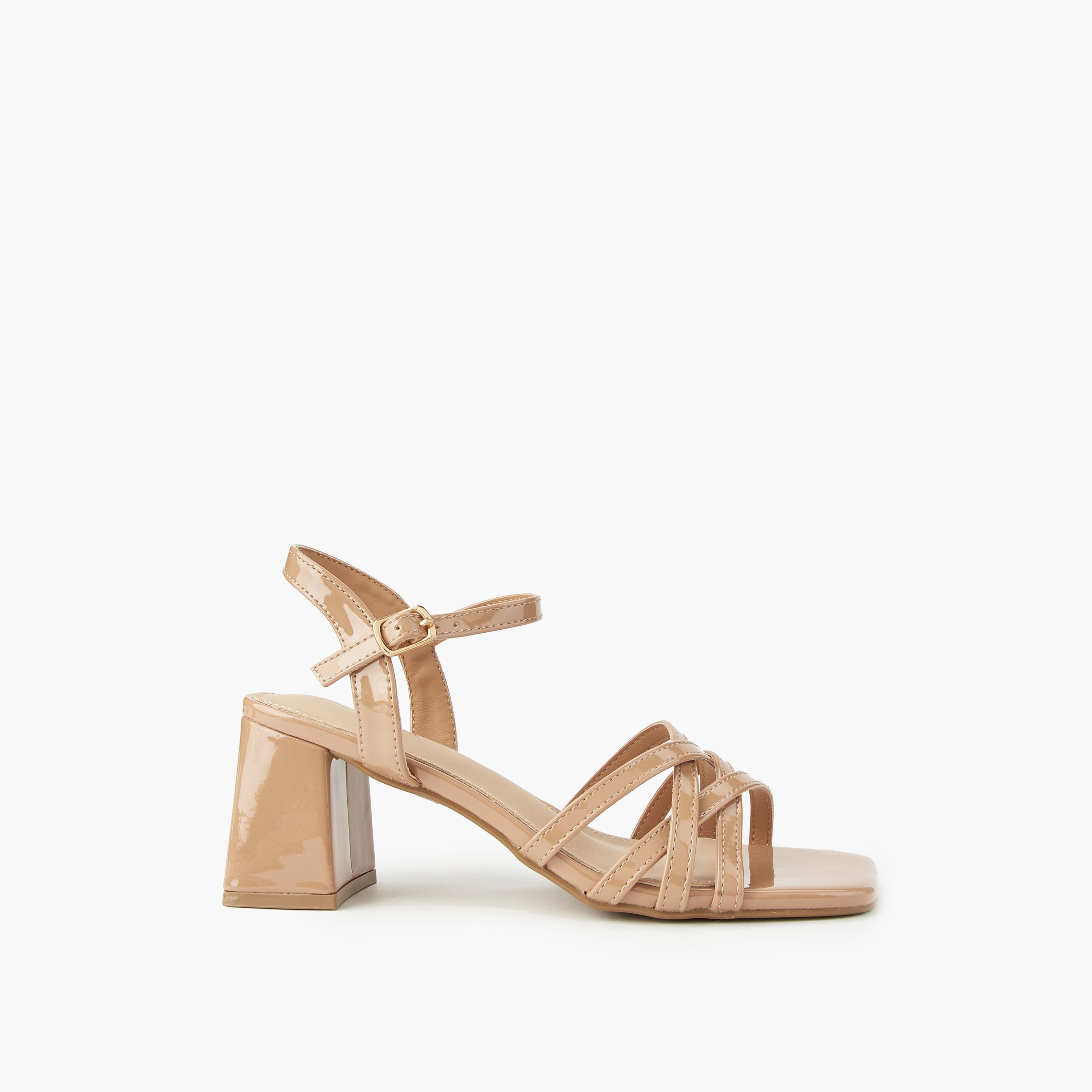 Flora Bella Women's Block Heel Buckle Closure Sandals-women-shoes-sandals-heeled-image-2