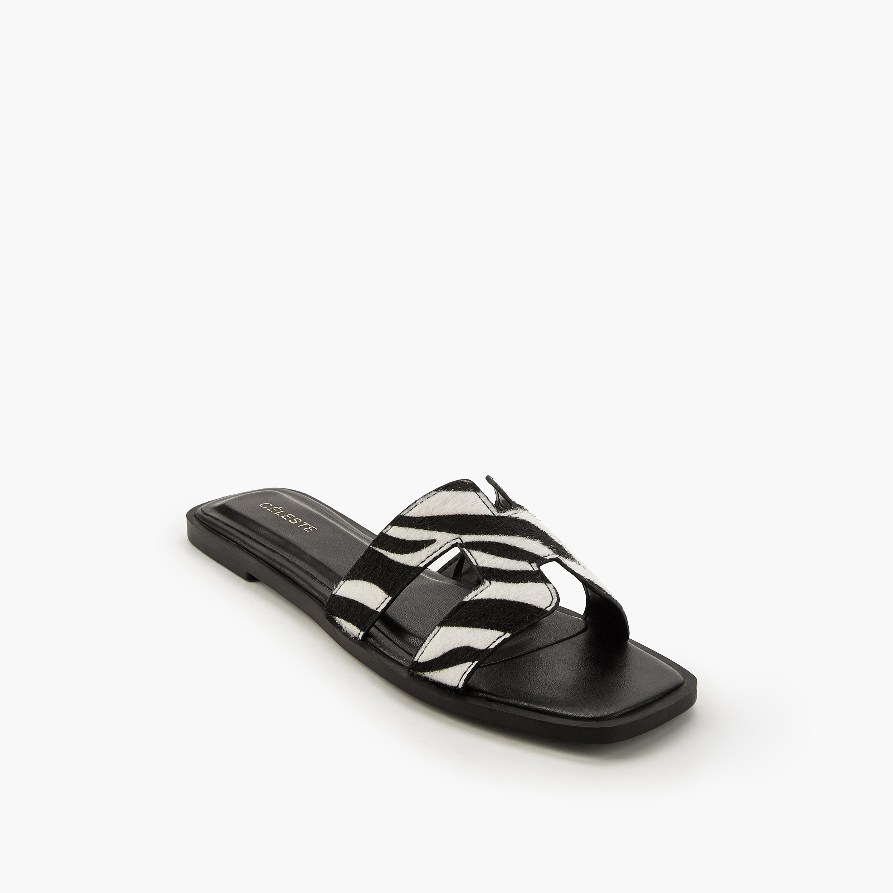 صندل بطبعات حيوانات للنساء من سيليست-women-shoes-flats-sandals-image-2