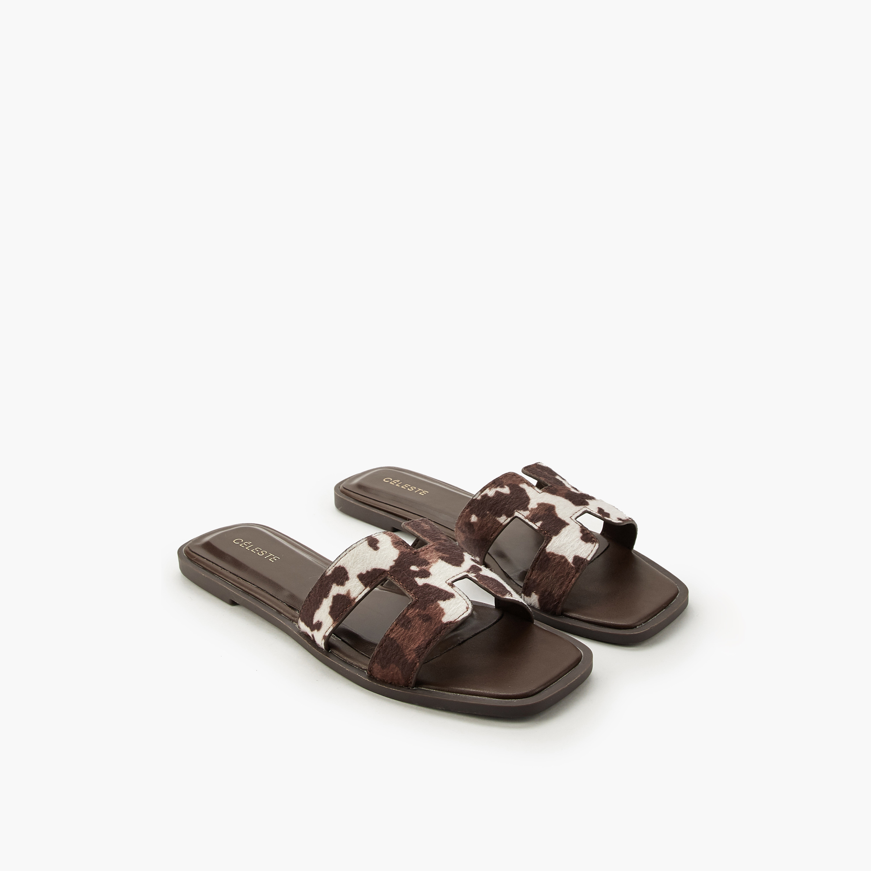 صندل بطبعات حيوانات للنساء من سيليست-women-shoes-flats-sandals-image-1