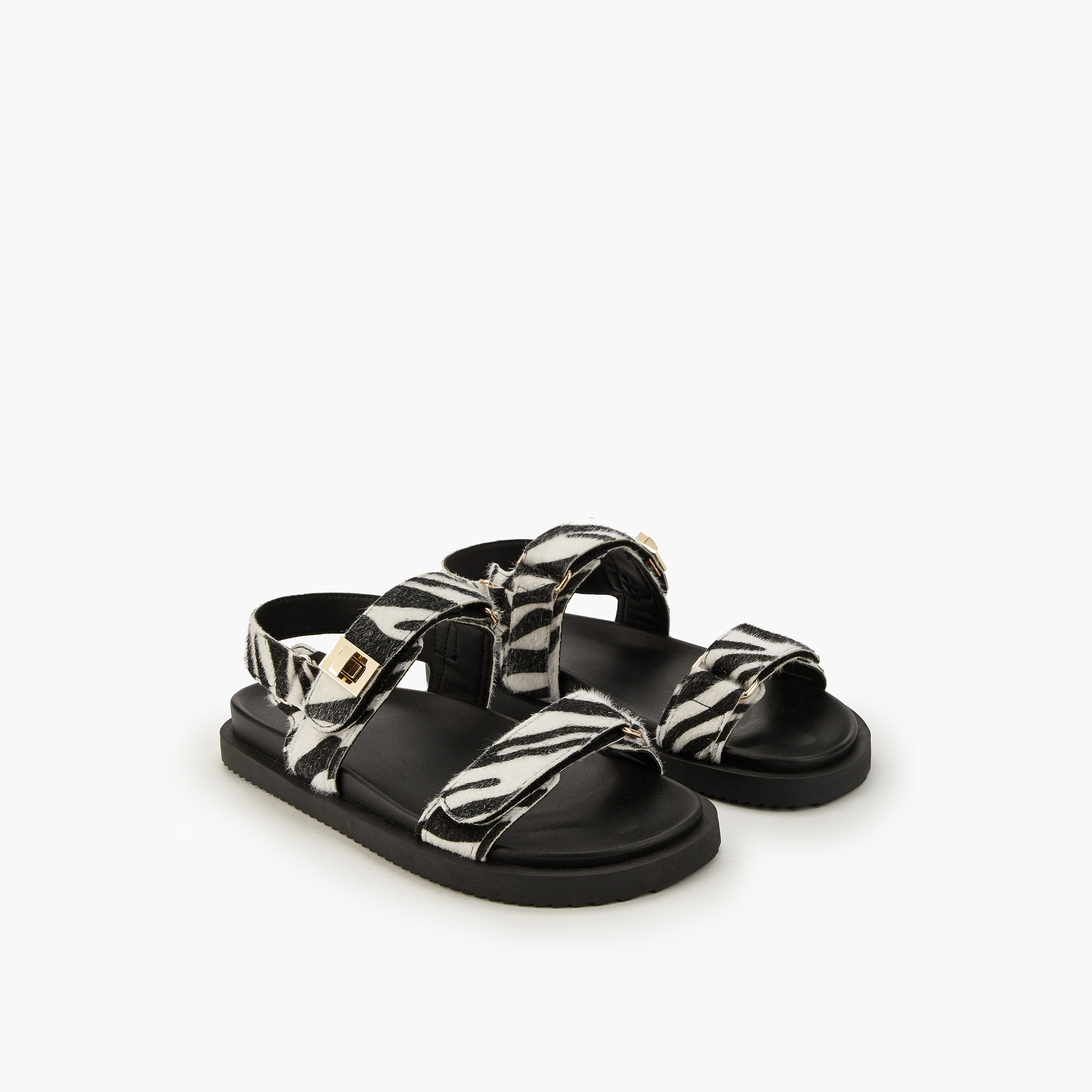 Celeste Women Animal Print Strap Sandals-women-shoes-sandals-heeled-image-1
