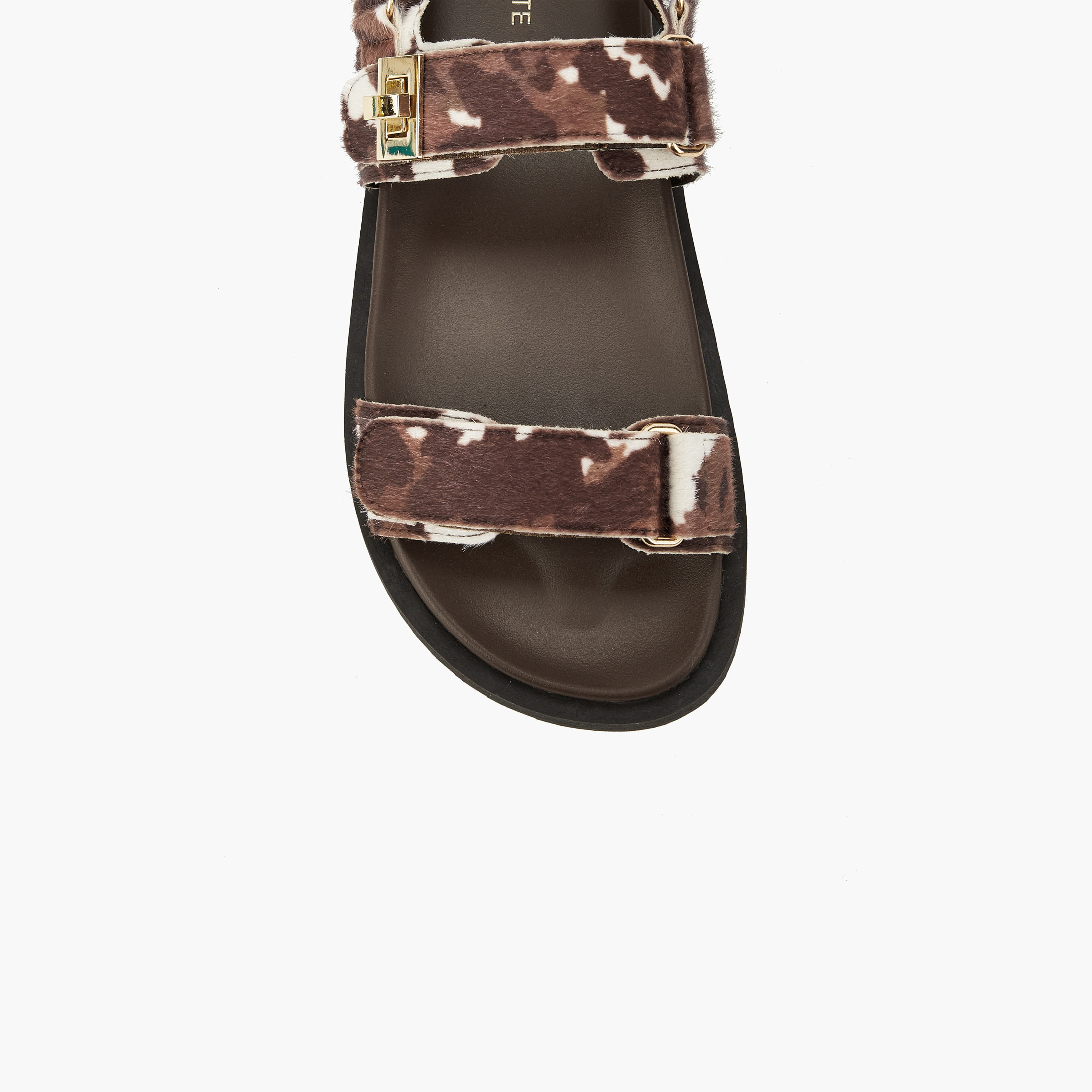 صندل بأحزمة وطبعات حيوانات للنساء من سيليست-women-shoes-sandals-heeled-image-2