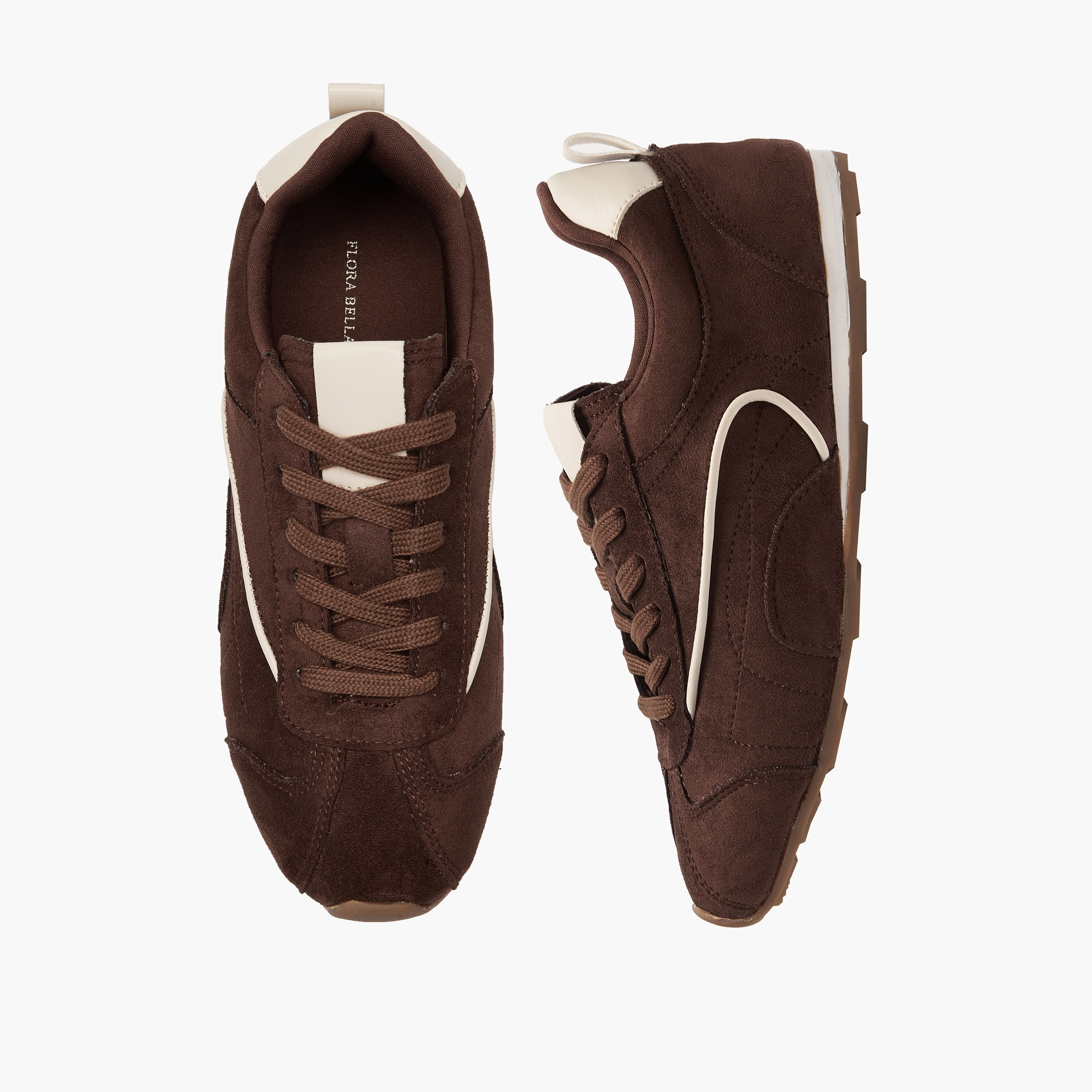 Flora Bella Women Panelled Lace-Up Sneakers-women-shoes-sneakers-image-1