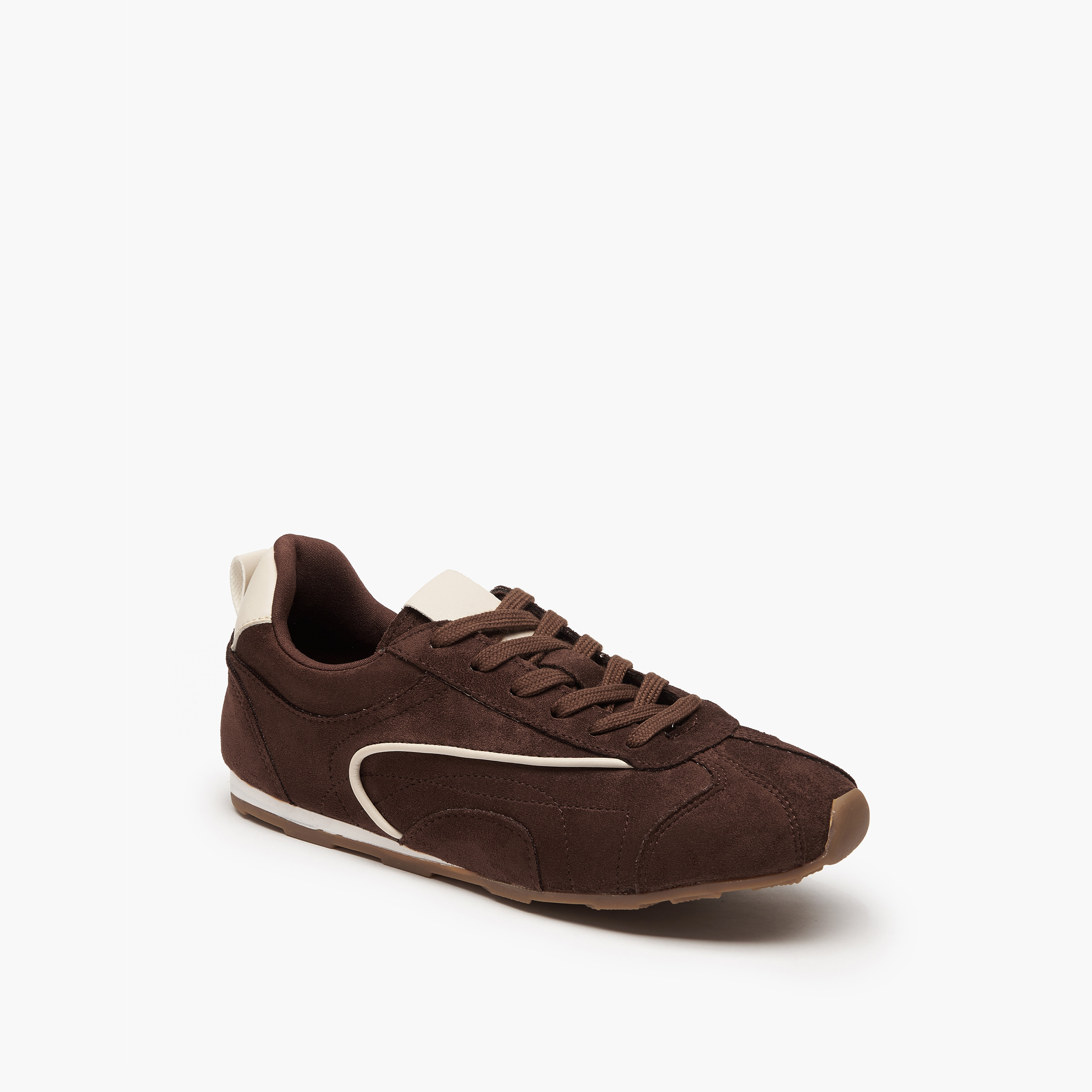 Flora Bella Women Panelled Lace-Up Sneakers-women-shoes-sneakers-image-3