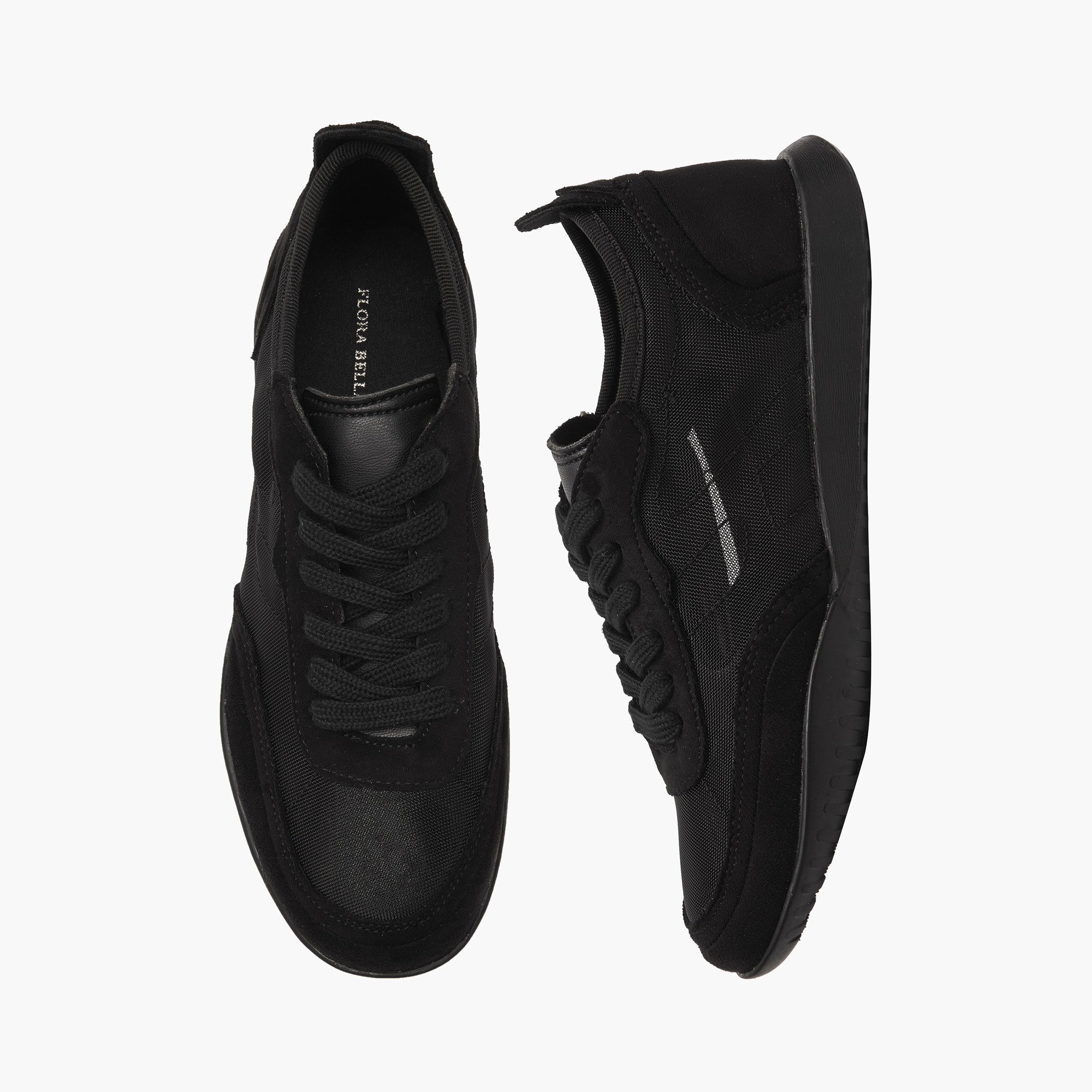 Flora Bella Women Panelled Lace-Up Sneakers-women-shoes-sneakers-image-1
