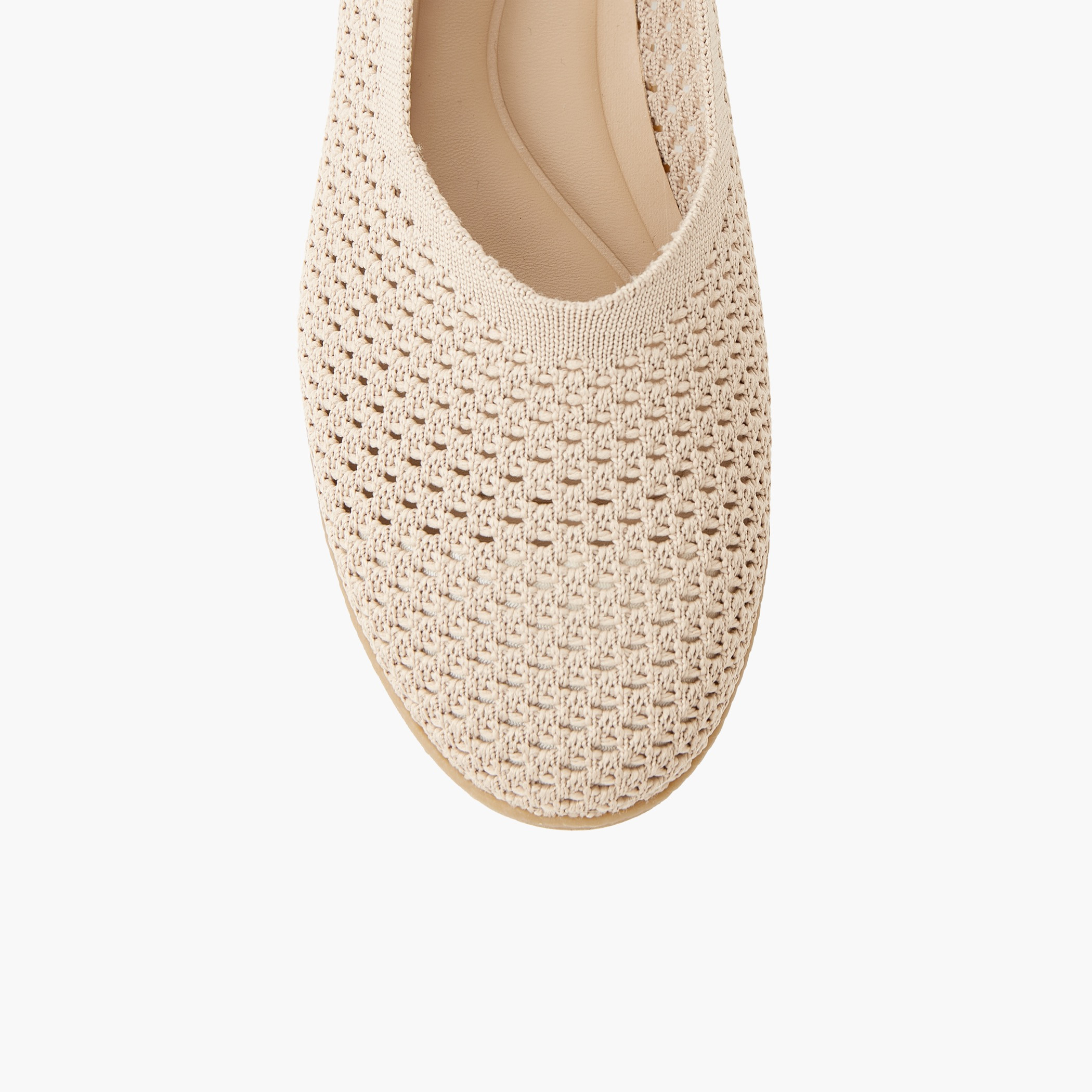 حذاء باليرينا بارز الملمس محبوك للنساء من فلورا بيلا-women-shoes-flats-ballerinas-image-5