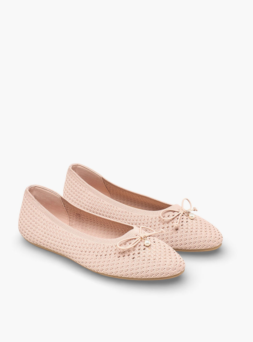 حذاء باليرينا بارز الملمس للنساء من سيليست-women-shoes-ballerinas-image-1