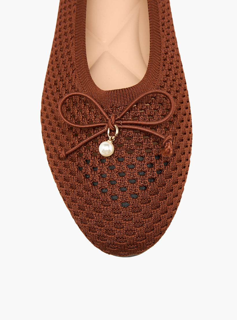 حذاء باليرينا بارز الملمس للنساء من سيليست-women-shoes-ballerinas-image-4