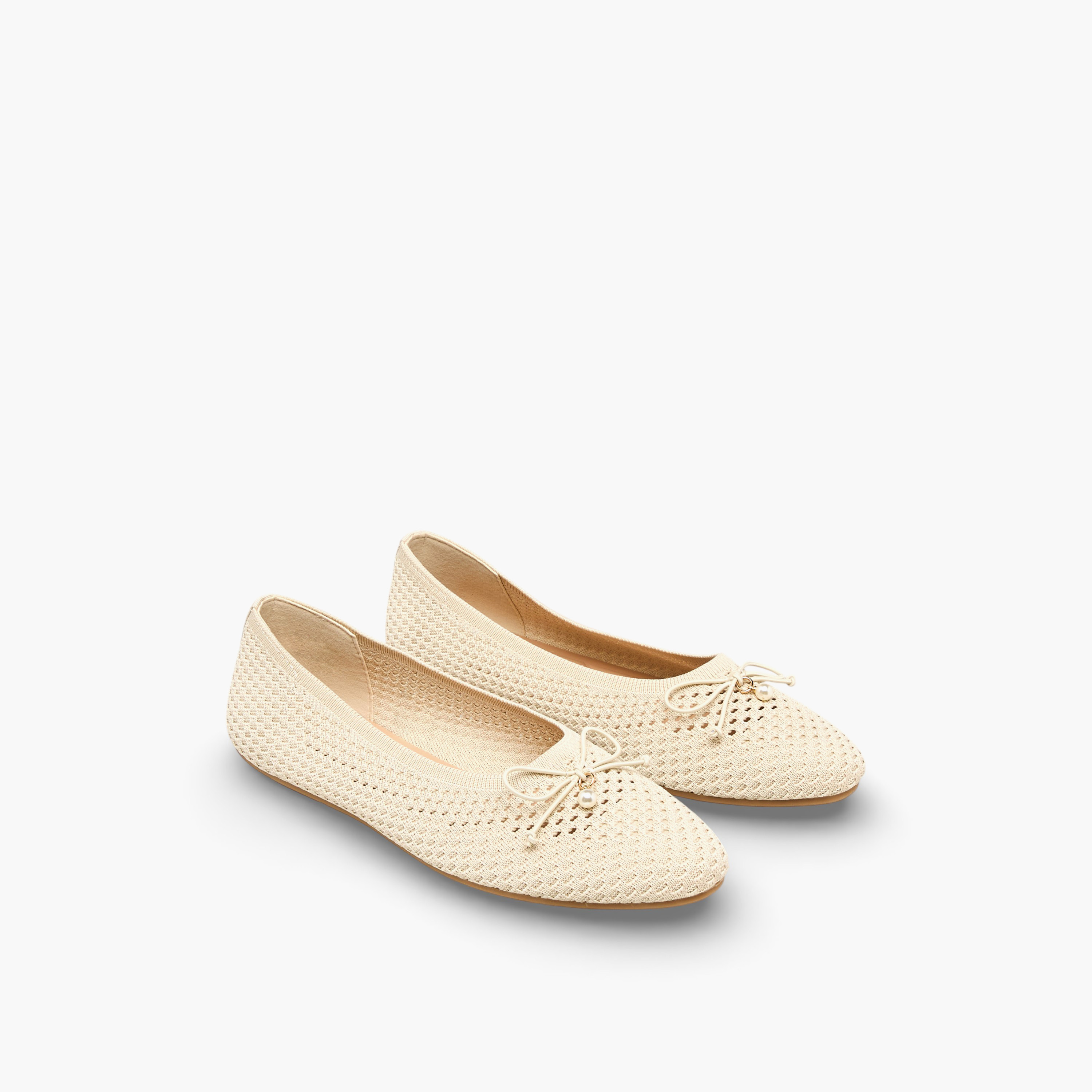 حذاء باليرينا بارز الملمس للنساء من سيليست-women-shoes-ballerinas-image-1
