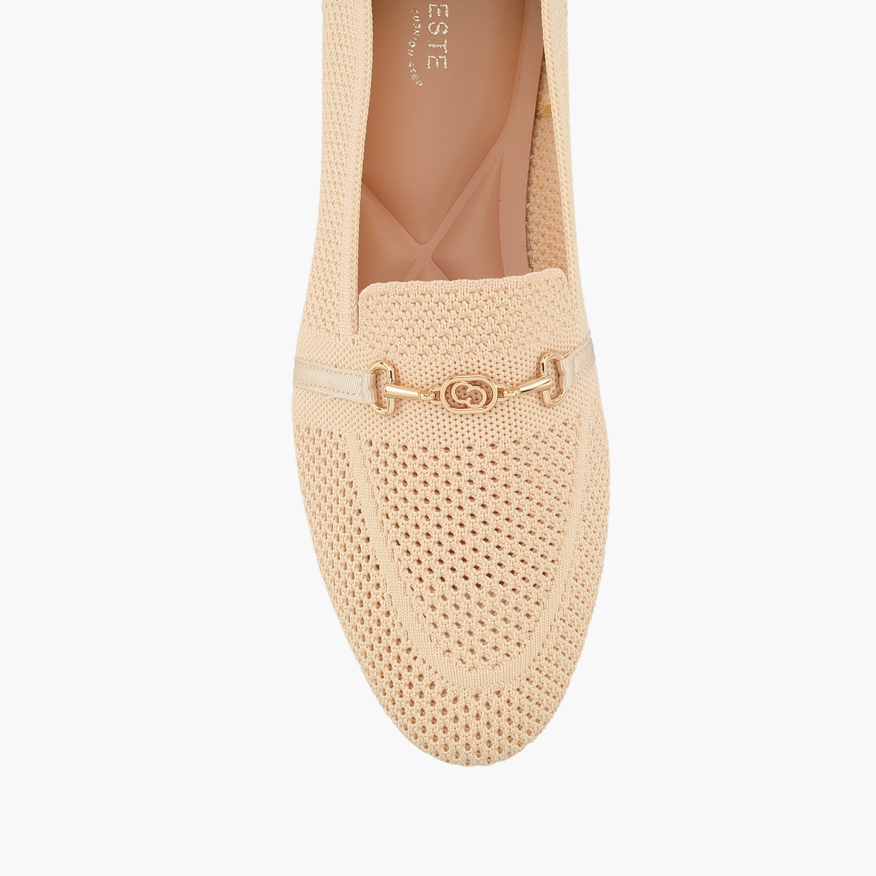حذاء سهل الارتداء بزينة ميتاليك للنساء من سيليست-women-shoes-flats-loafers-image-4