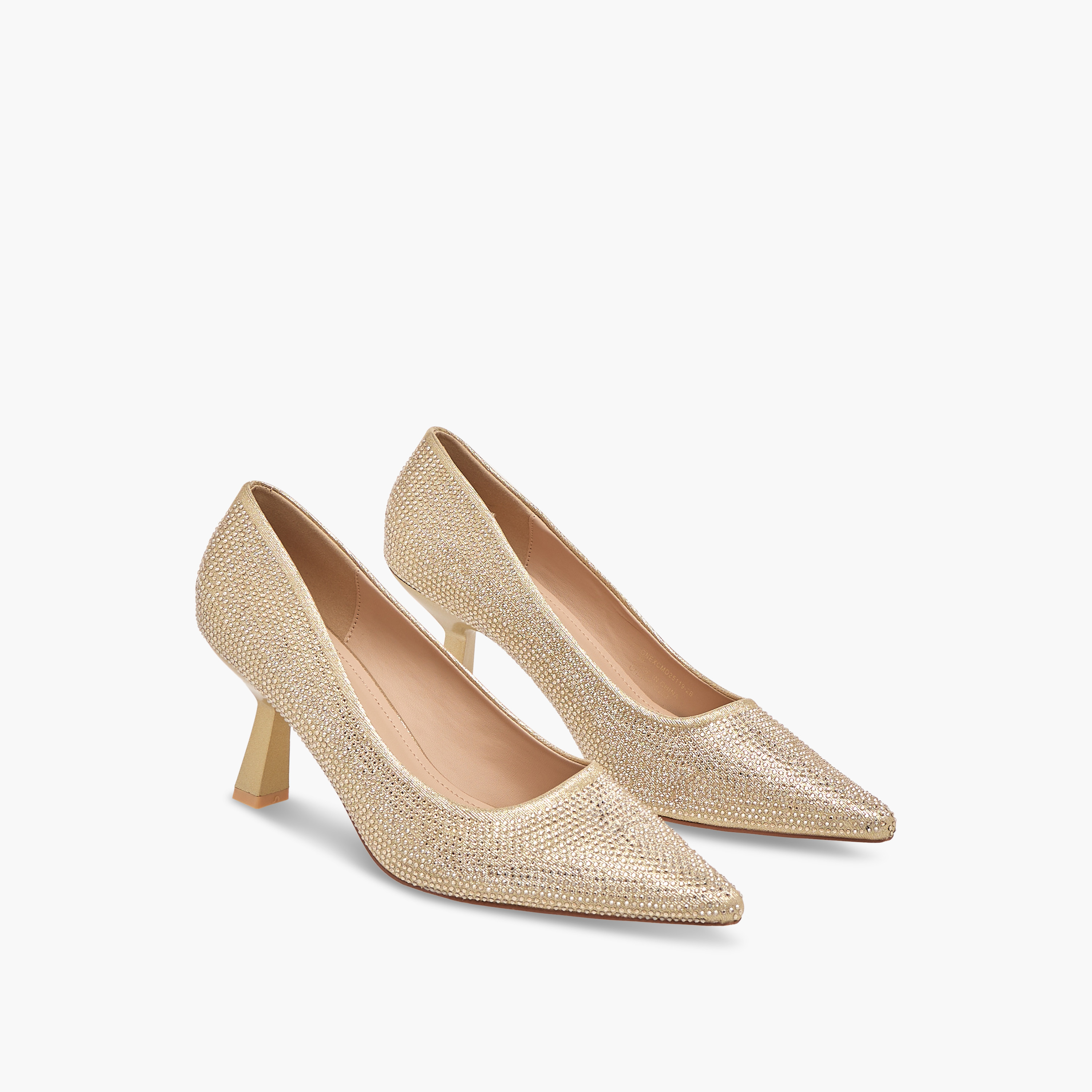 حذاء بومب بكعب مدبب مرصع بالأحجار من فلورا بيلا-women-shoes-heels-image-1