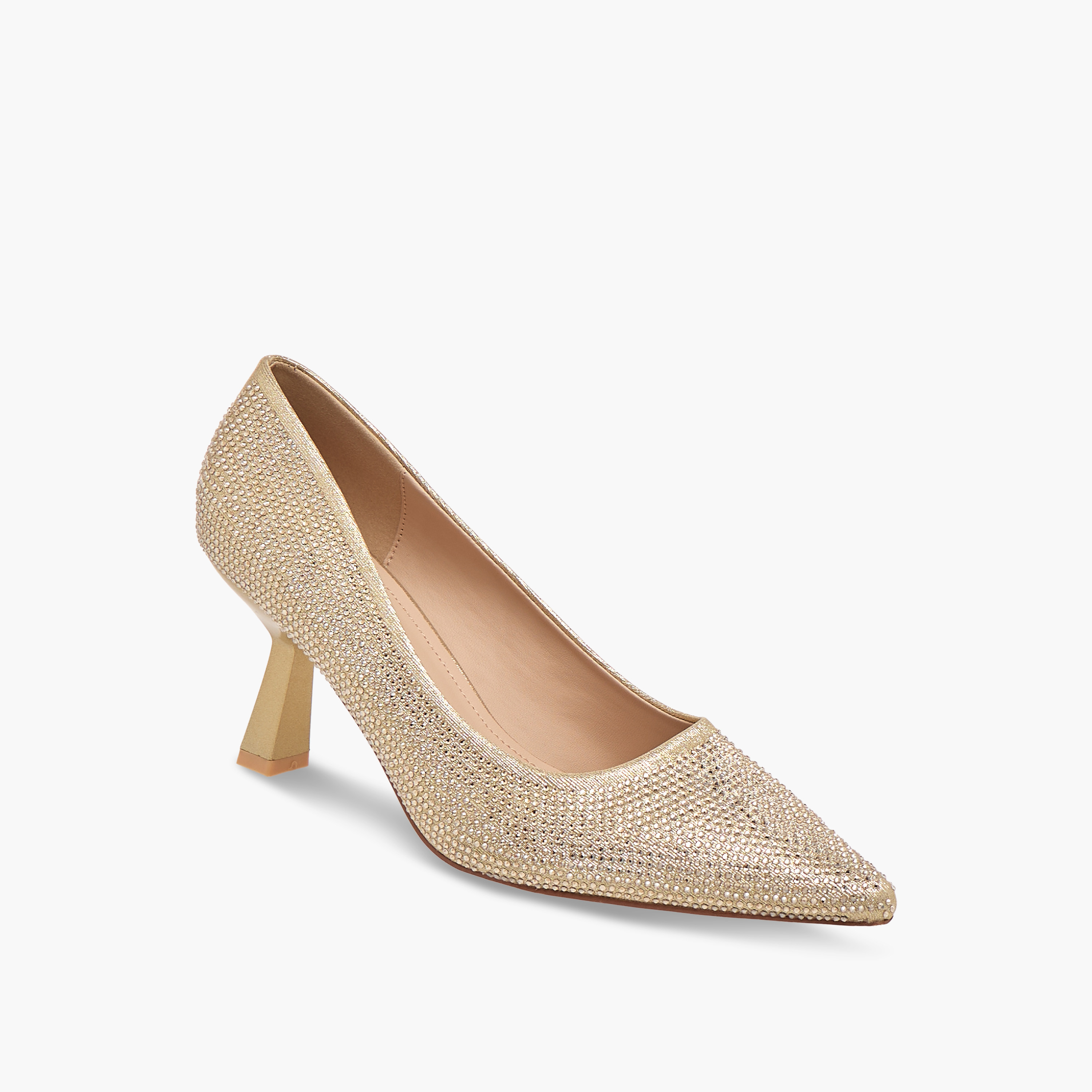 حذاء بومب بكعب مدبب مرصع بالأحجار من فلورا بيلا-women-shoes-heels-image-2