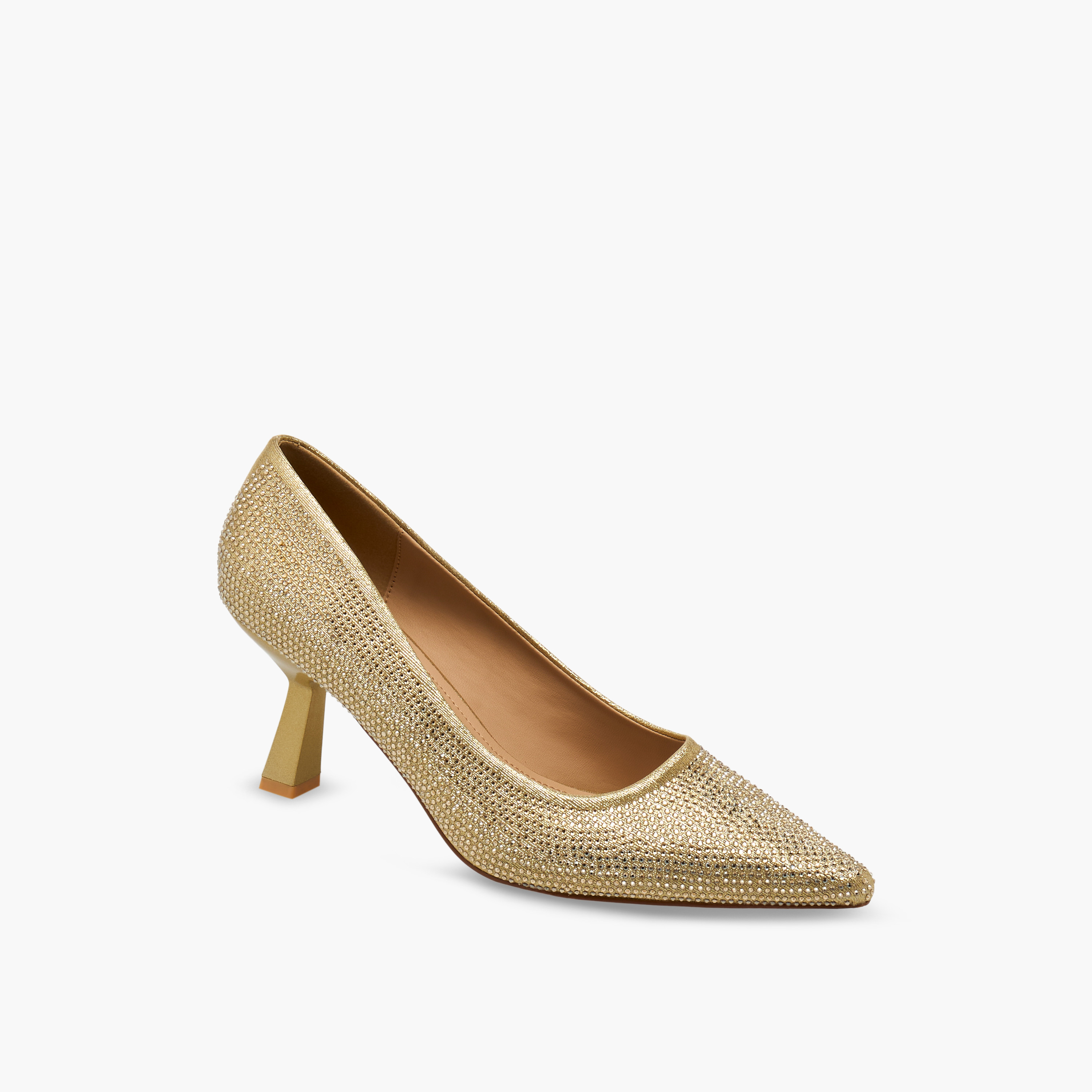 Flora Bella Women Rhinestone Embellished Flared Heel Pumps-women-shoes-heels-image-2