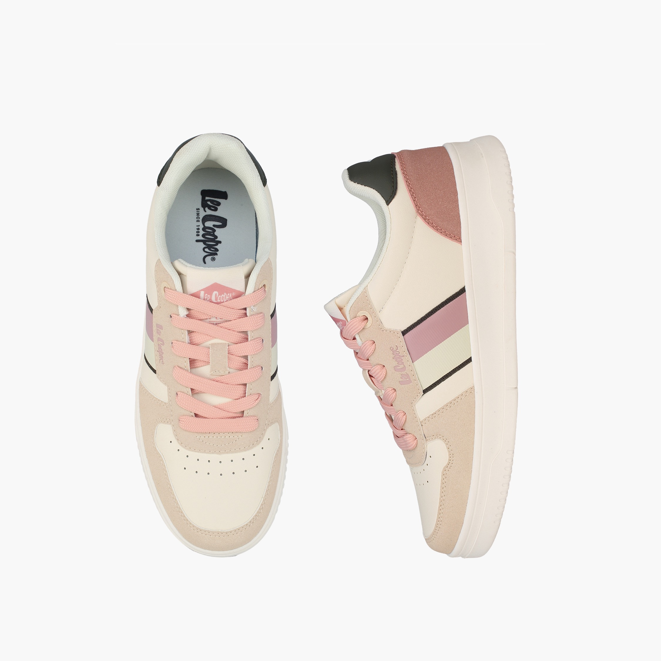 Lee Cooper Women Lace-Up Ankle Sneakers-women-shoes-sneakers-image-1