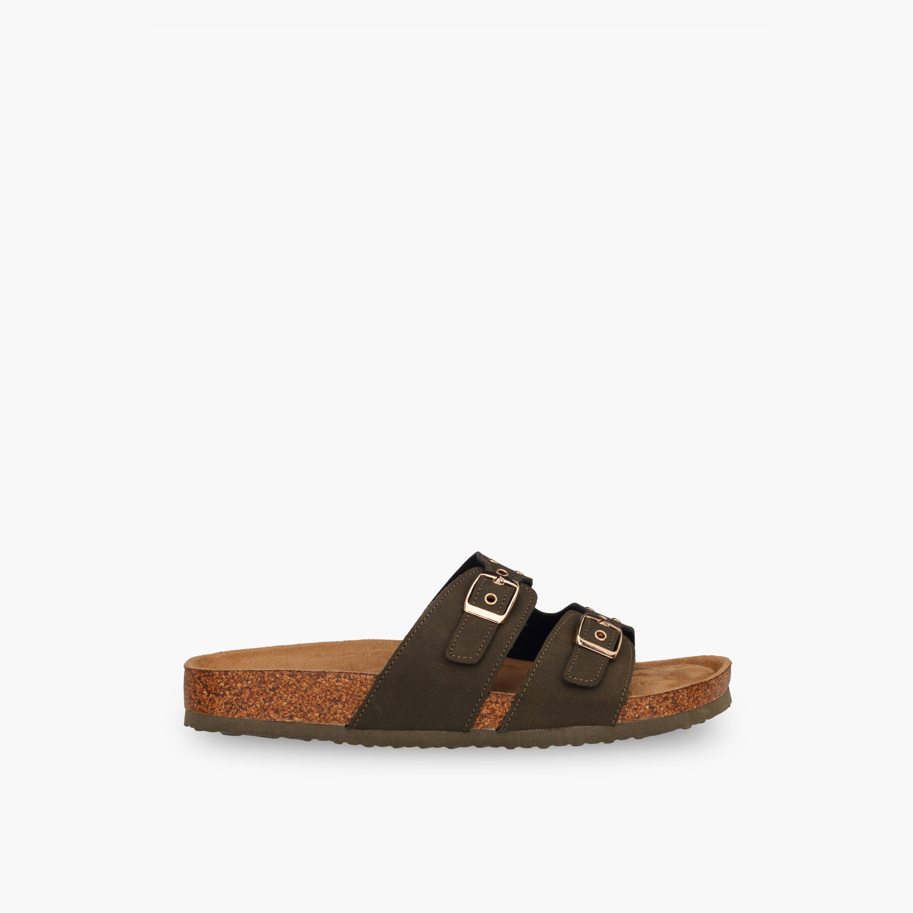 صندل مرصع بحزام مزدوج للنساء من فلورا بيلا-women-shoes-flats-sandals-image-2