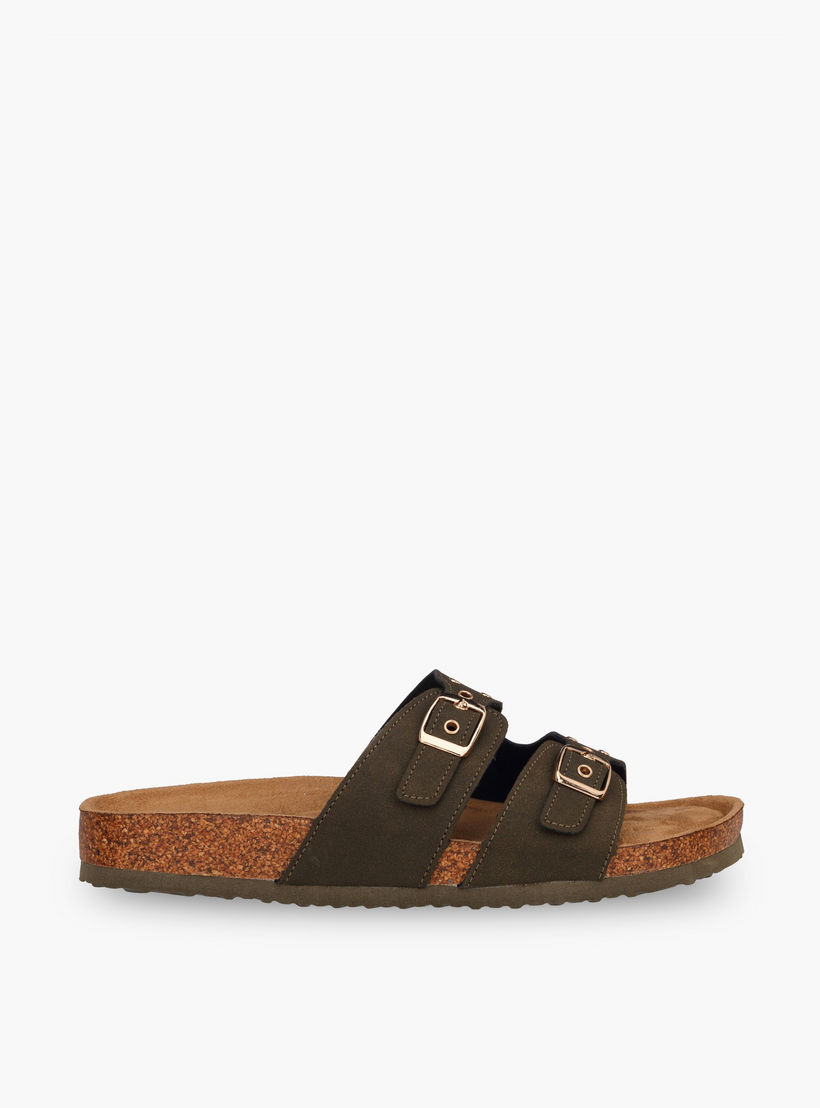 صندل مرصع بحزام مزدوج للنساء من فلورا بيلا-women-shoes-flats-sandals-image-2