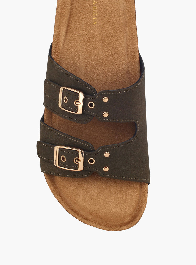 صندل مرصع بحزام مزدوج للنساء من فلورا بيلا-women-shoes-flats-sandals-image-3