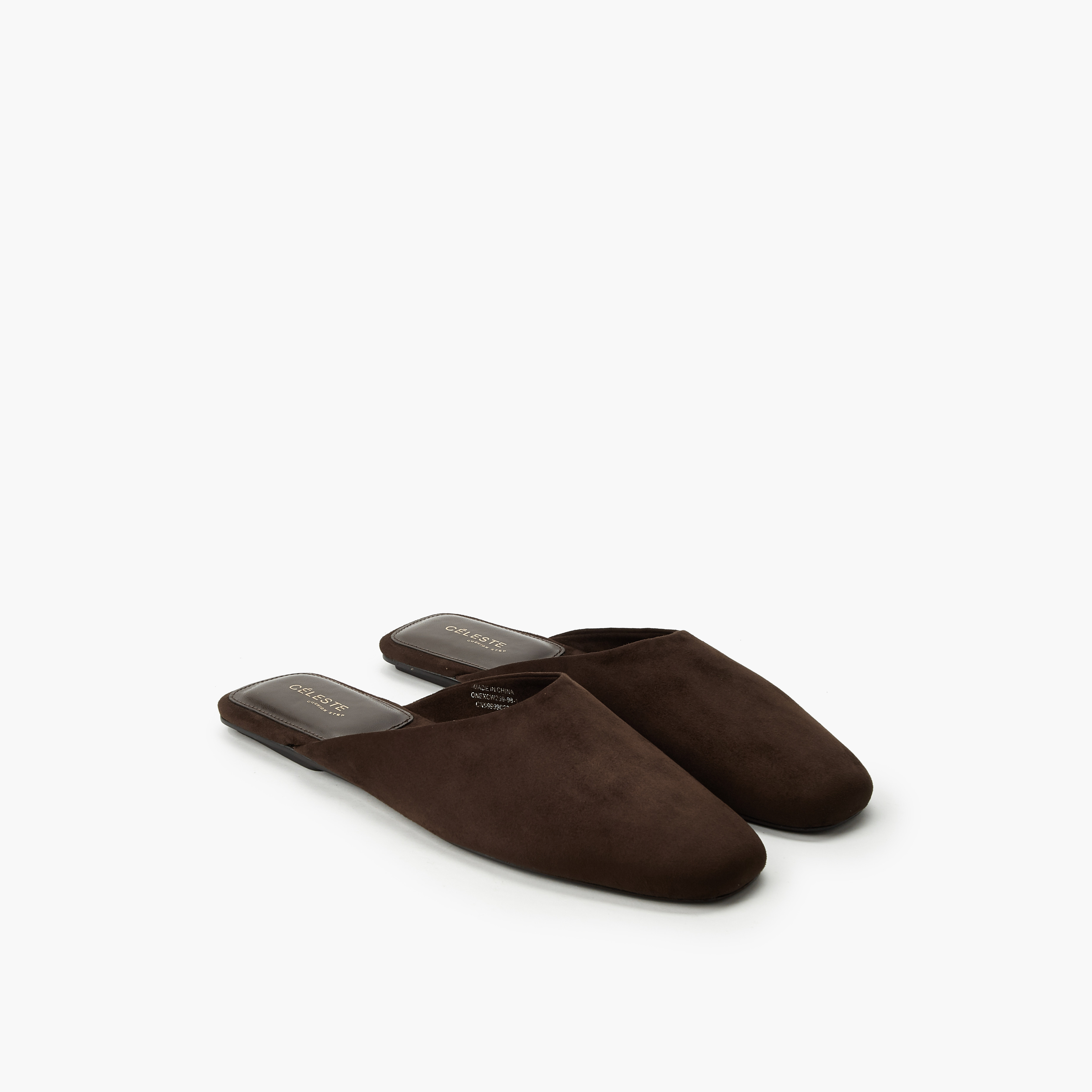 حذاء ميول شامواه سهل الارتداء للنساء من سيليست-women-shoes-flats-mules-image-1