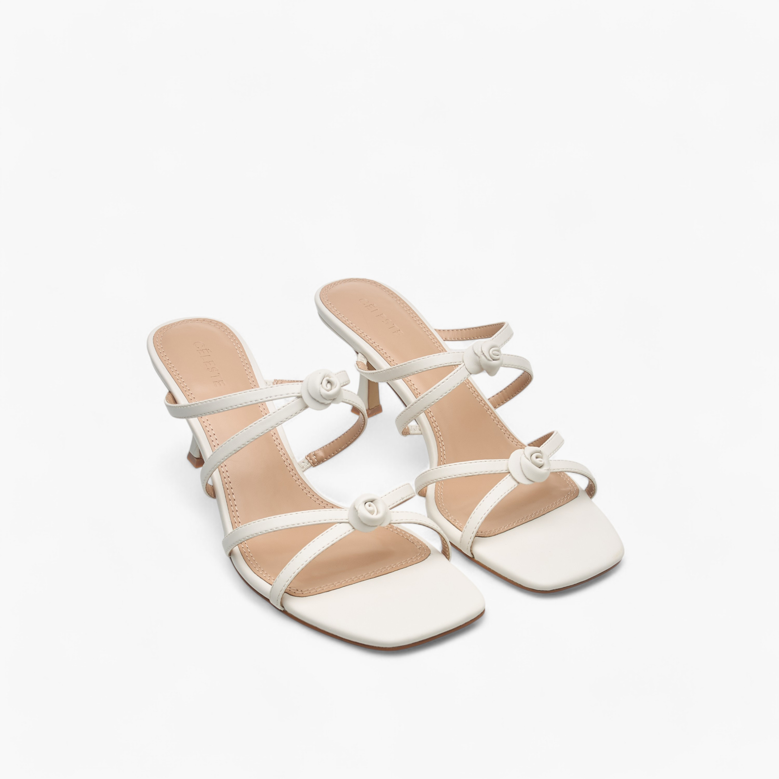 Celeste Women's Embellished Slip-On Sandals with Kitten Heels-women-shoes-sandals-heeled-image-1