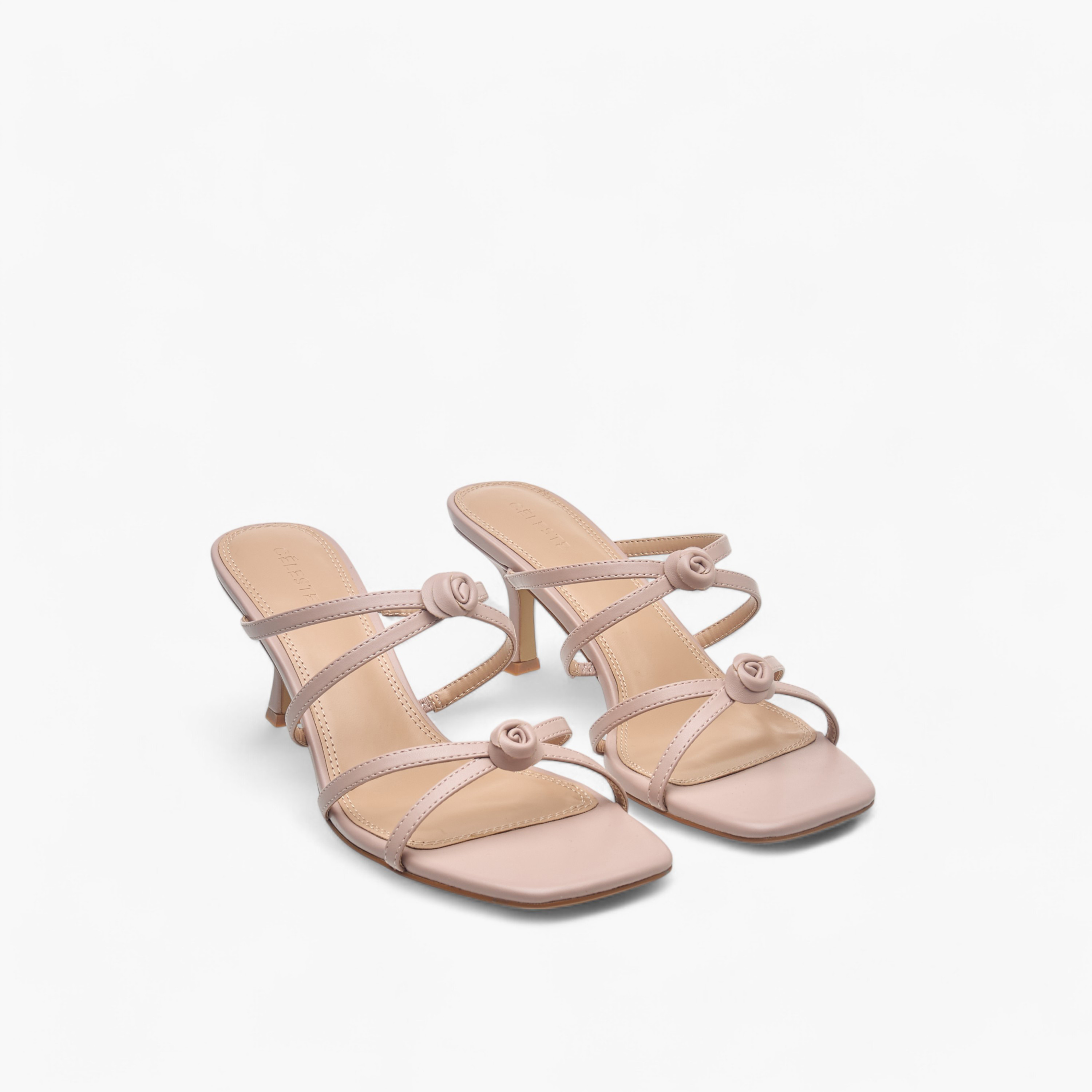 Celeste Women's Embellished Slip-On Sandals with Kitten Heels-women-shoes-sandals-heeled-image-1