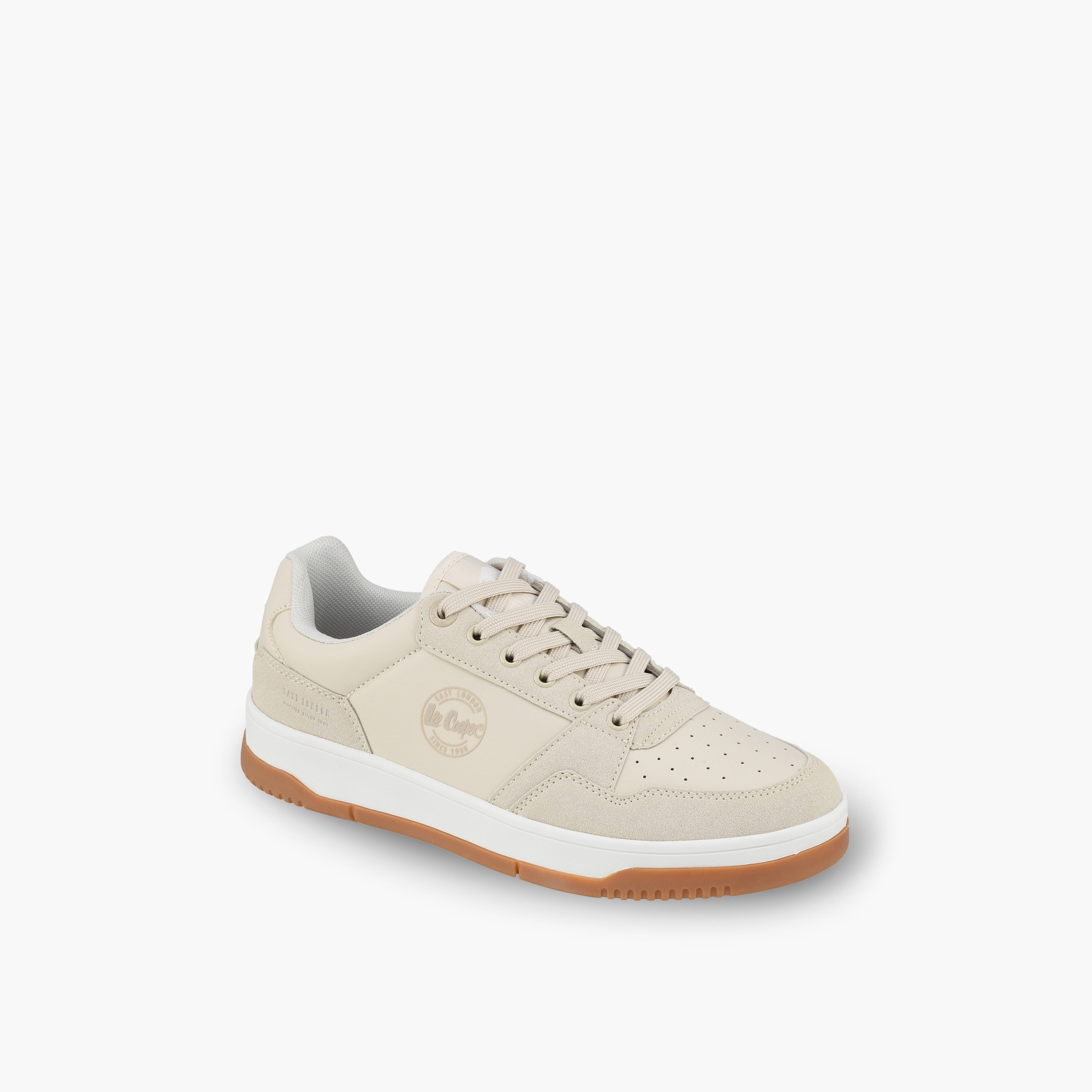 حذاء سنيكرز بطول الكاحل برباط إغلاق وشعار للنساء من لي كوبر-women-shoes-sneakers-image-2