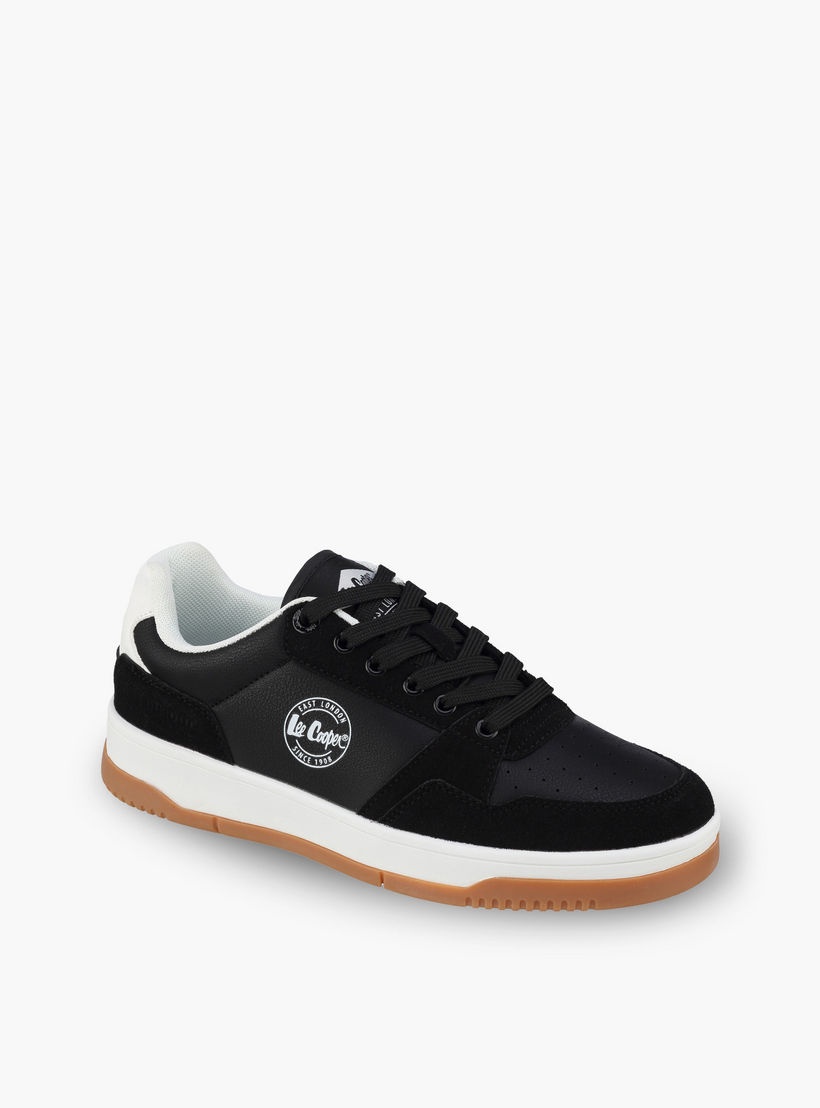 Lee Cooper Women Logo Lace-Up Ankle Sneakers-women-shoes-sneakers-image-2
