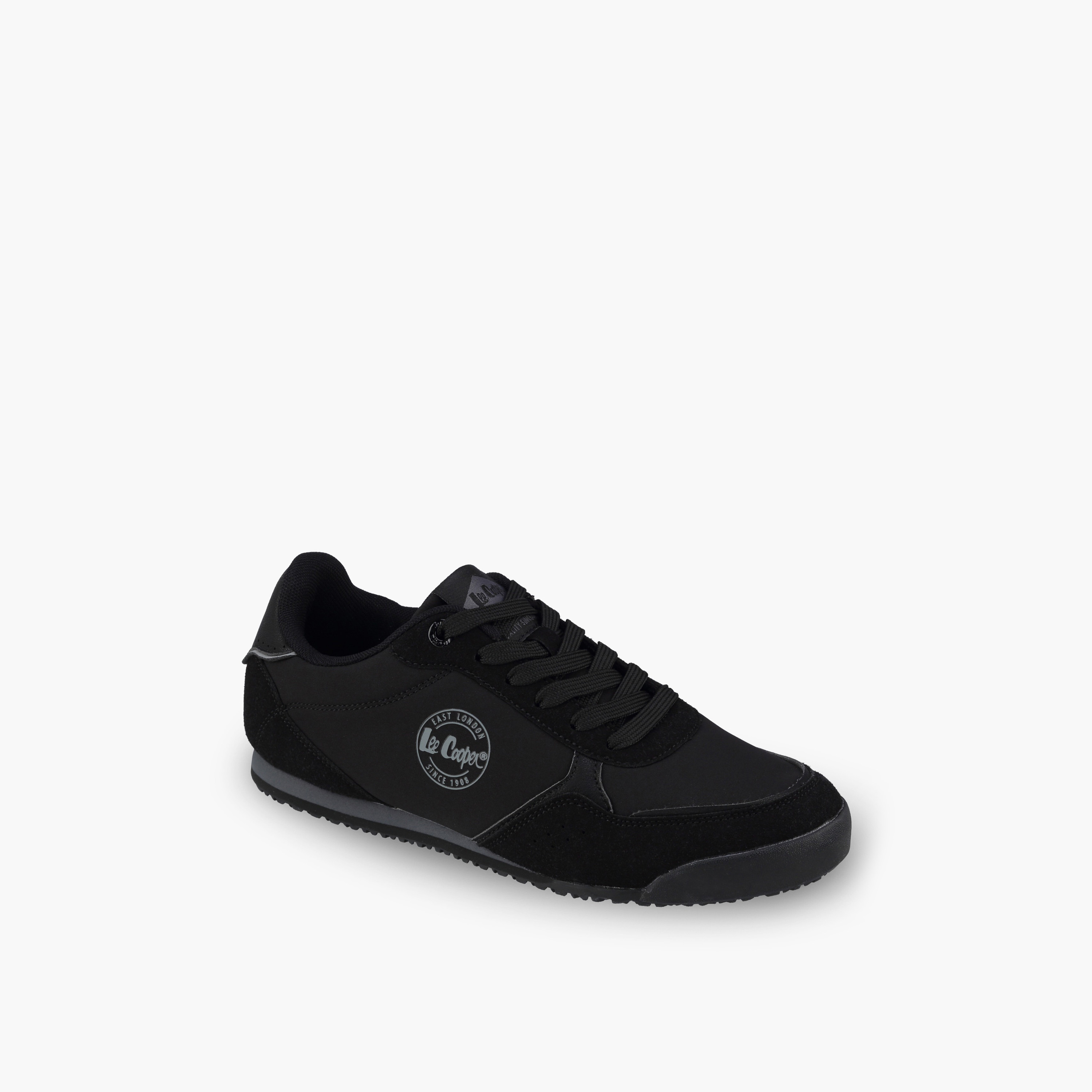 Lee Cooper Women Logo Print Lace-Up Ankle Sneakers-women-shoes-sneakers-image-2