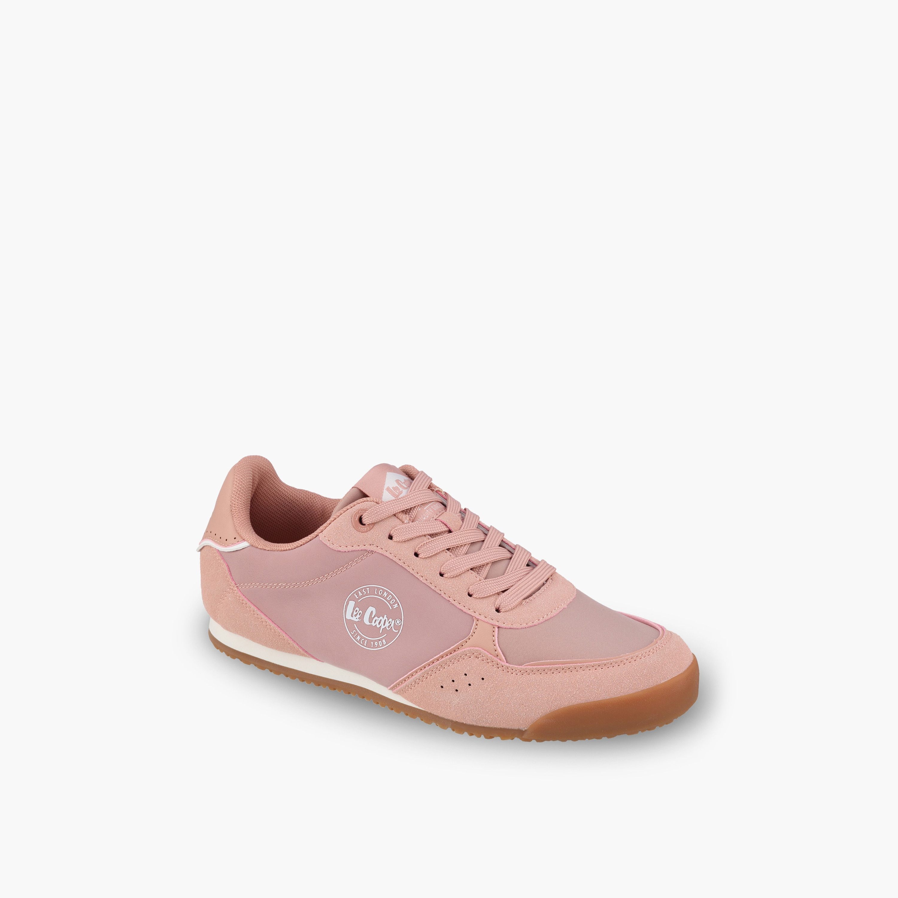 Lee Cooper Women Logo Print Lace-Up Ankle Sneakers-women-shoes-sneakers-image-2