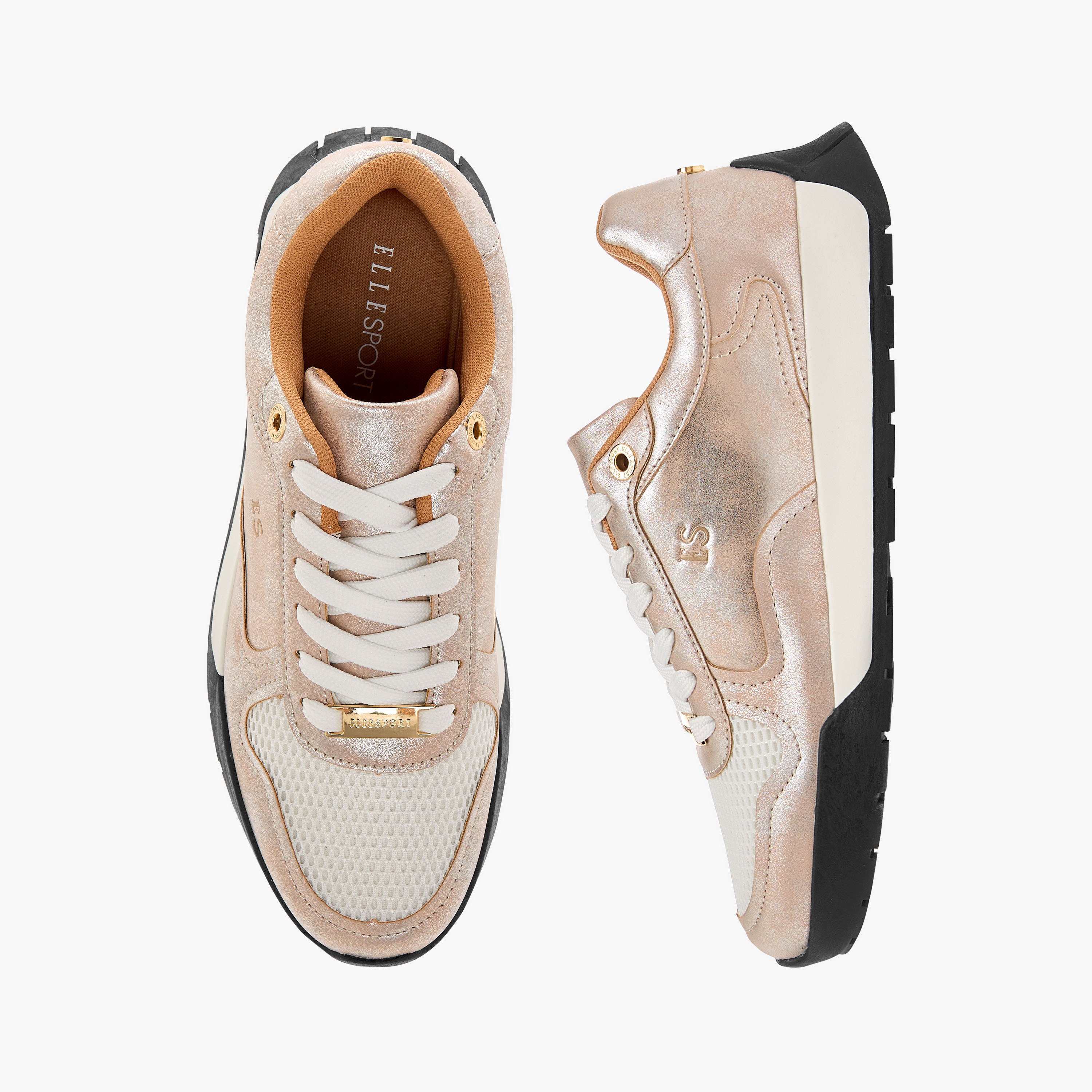 حذاء سنيكرز بألواح ورباط إغلاق للنساء من إيل-women-shoes-sneakers-image-1