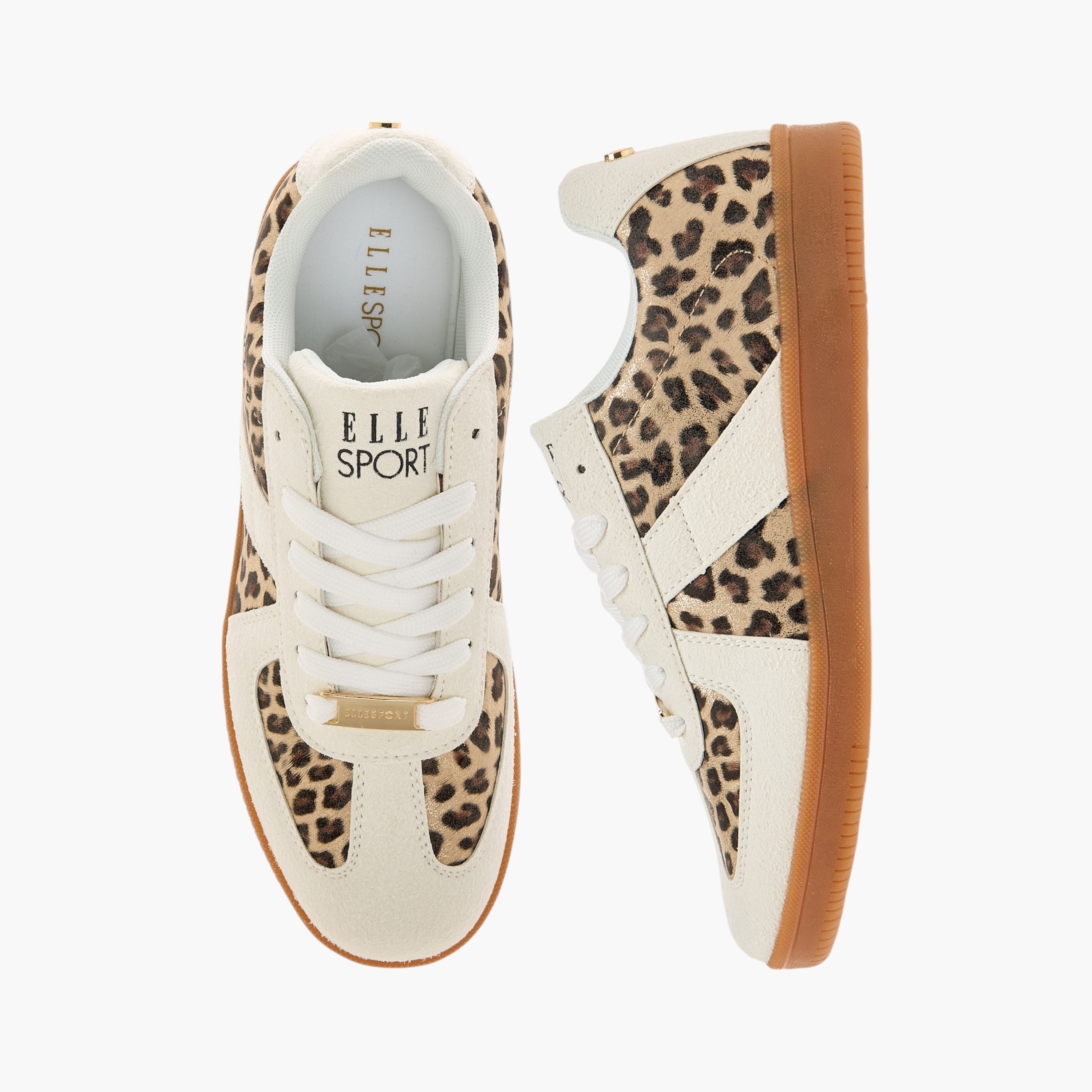 Elle Women's Animal Print Sneakers with Lace-Up Closure-women-shoes-sneakers-image-1