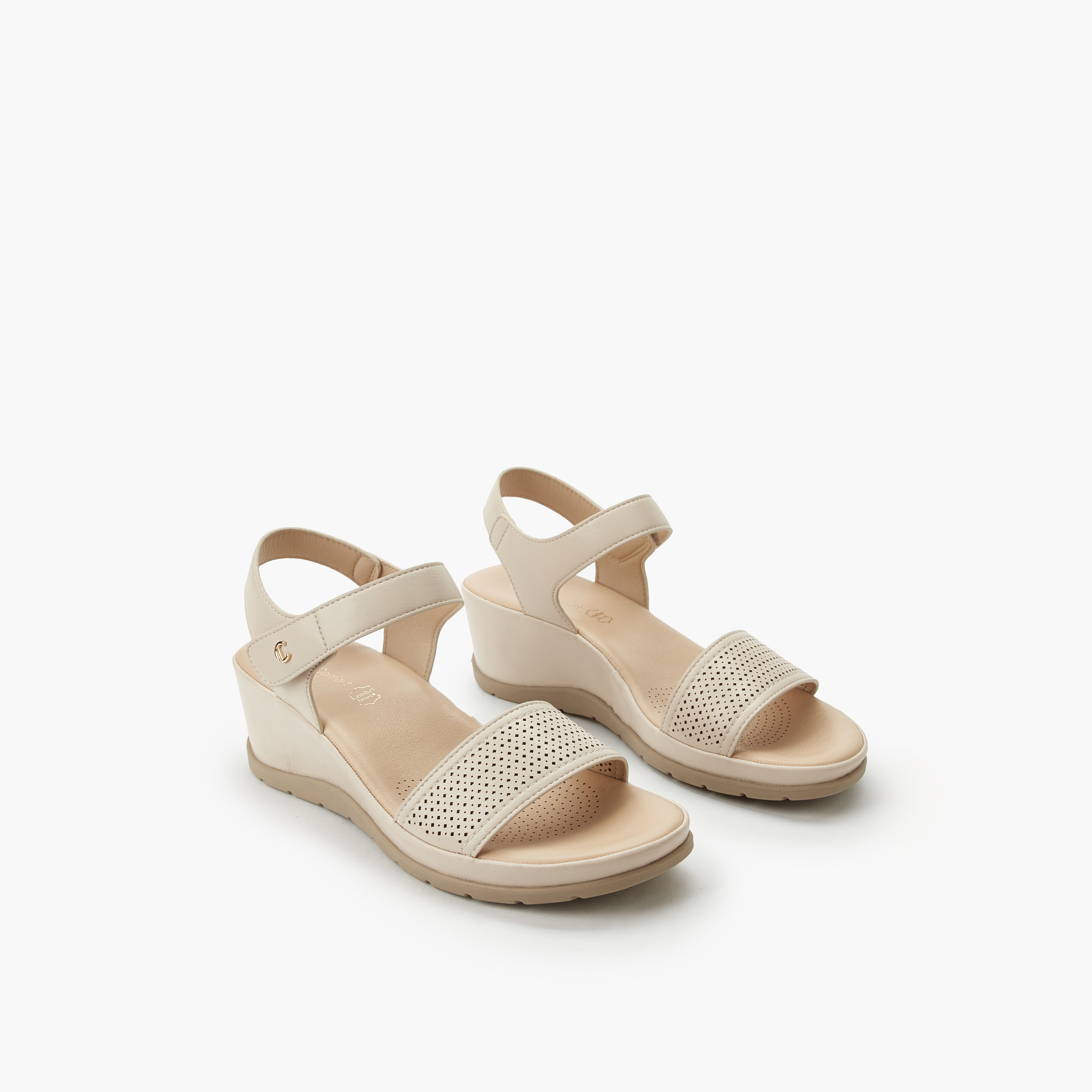 Le Confort Women Wedge Heels Sandals-women-shoes-sandals-heeled-image-1