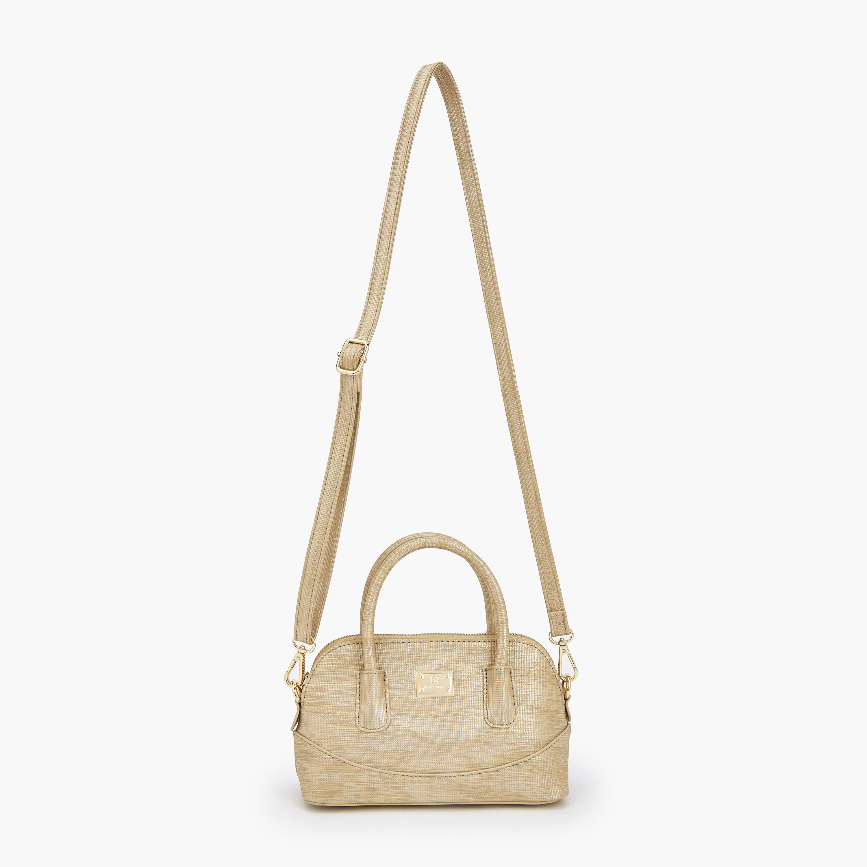 شنطة ساتشيل بارزة الملمس بحزام قابل للفصل من فلورا بيلا-women-bagsandwallets-handbags-image-2
