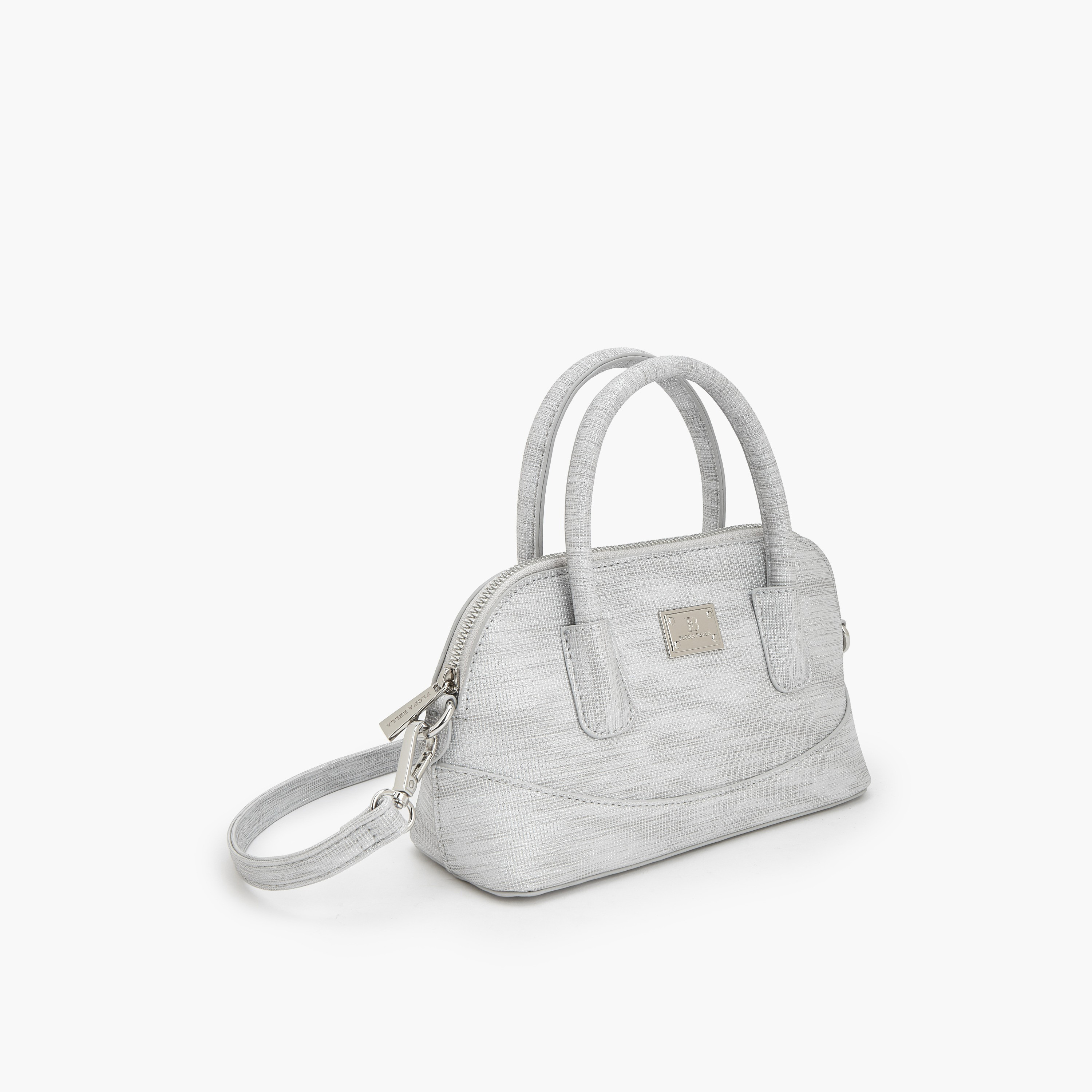 Flora Bella Textured Satchel Bag with Detachable Strap-women-bagsandwallets-handbags-image-4