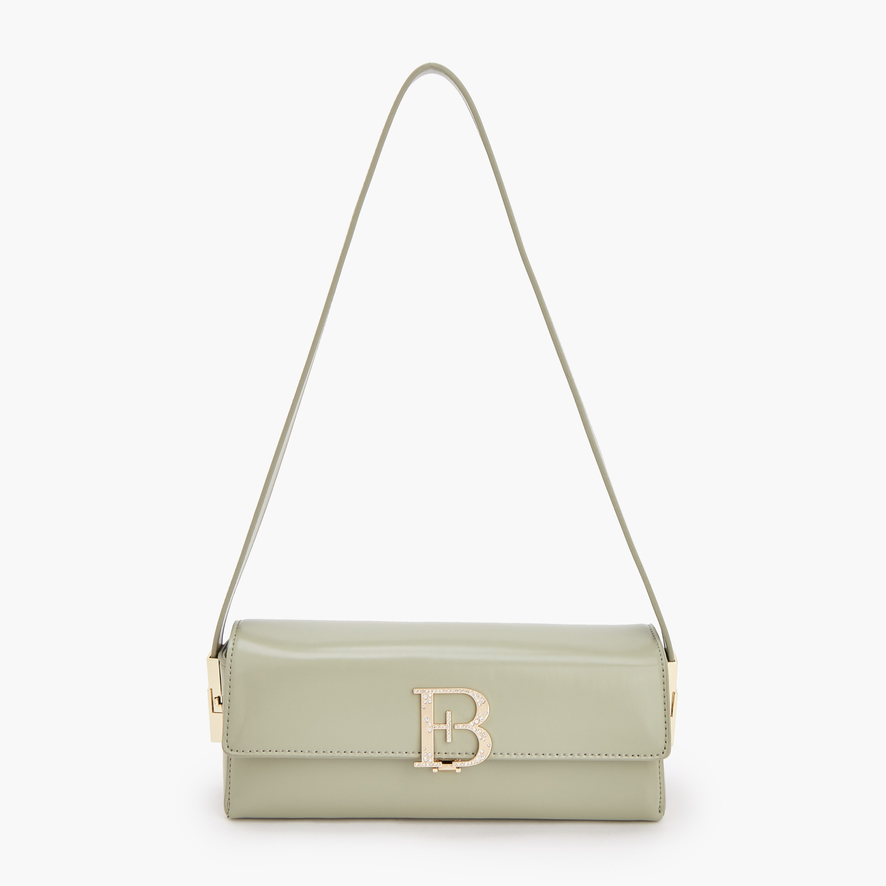 Flora Bella Solid Shoulder Bag with Flap Closure-women-bagsandwallets-handbags-image-1