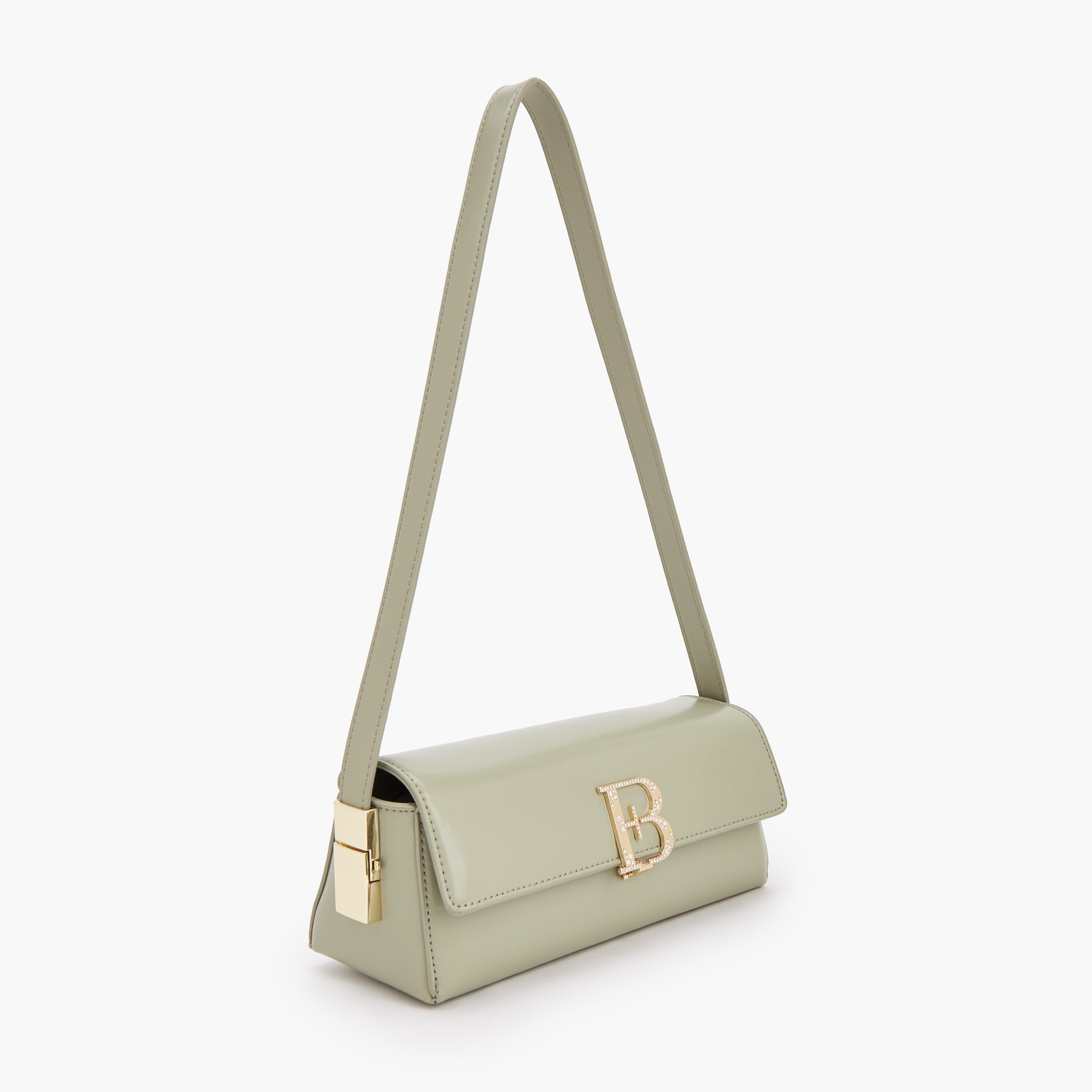 Flora Bella Solid Shoulder Bag with Flap Closure-women-bagsandwallets-handbags-image-2