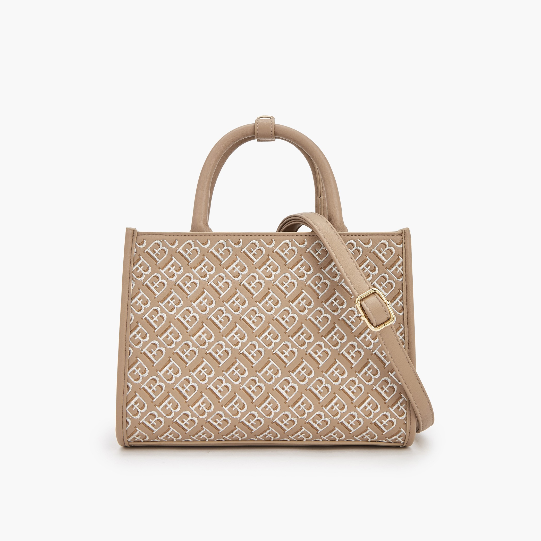 شنطة توتي مونوجرام بمقابض مزدوجة من فلورا بيلا-women-bagsandwallets-handbags-image-1