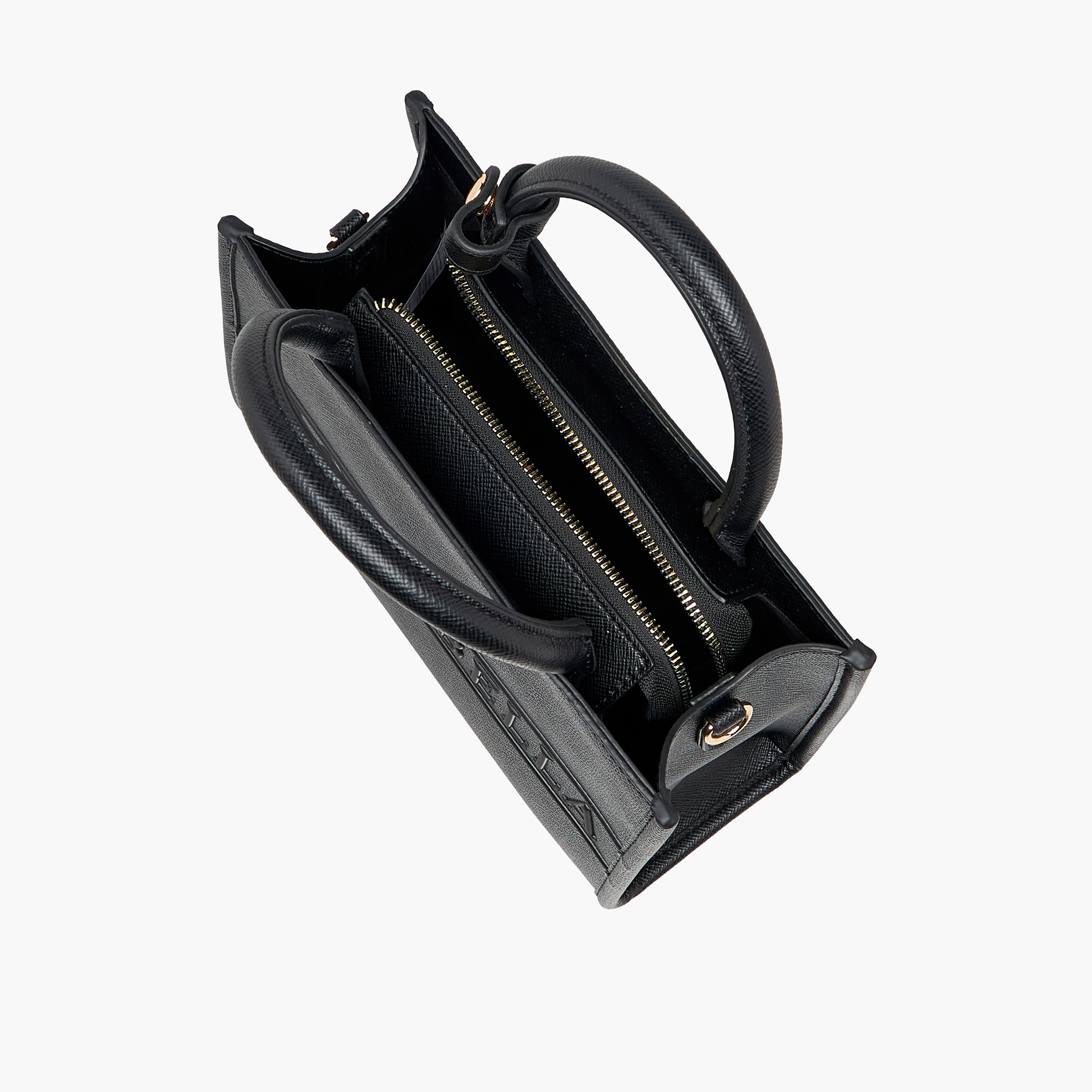 شنطة توت بمقبض مزدوج وتفاصيل شعار من فلورا بيلا-women-bagsandwallets-handbags-image-11