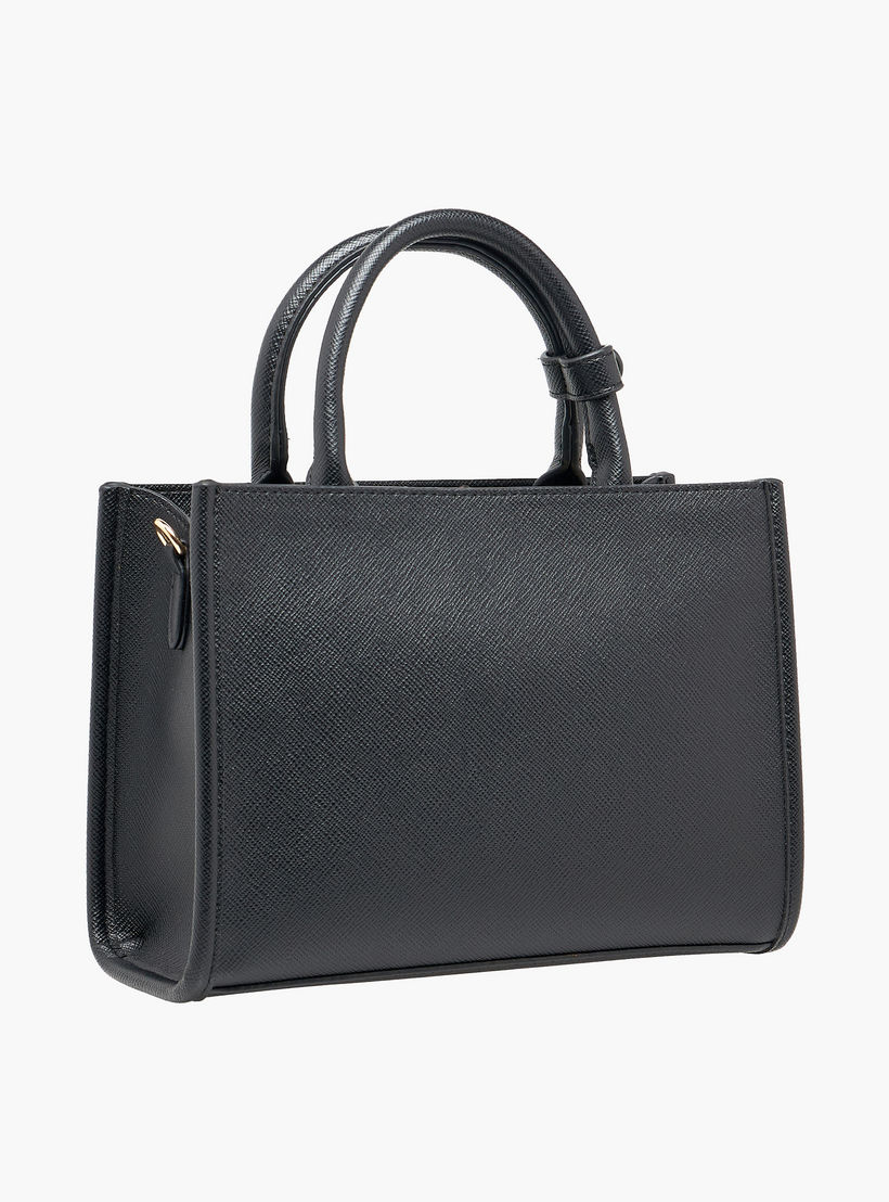 شنطة توت بمقبض مزدوج وتفاصيل شعار من فلورا بيلا-women-bagsandwallets-handbags-image-7