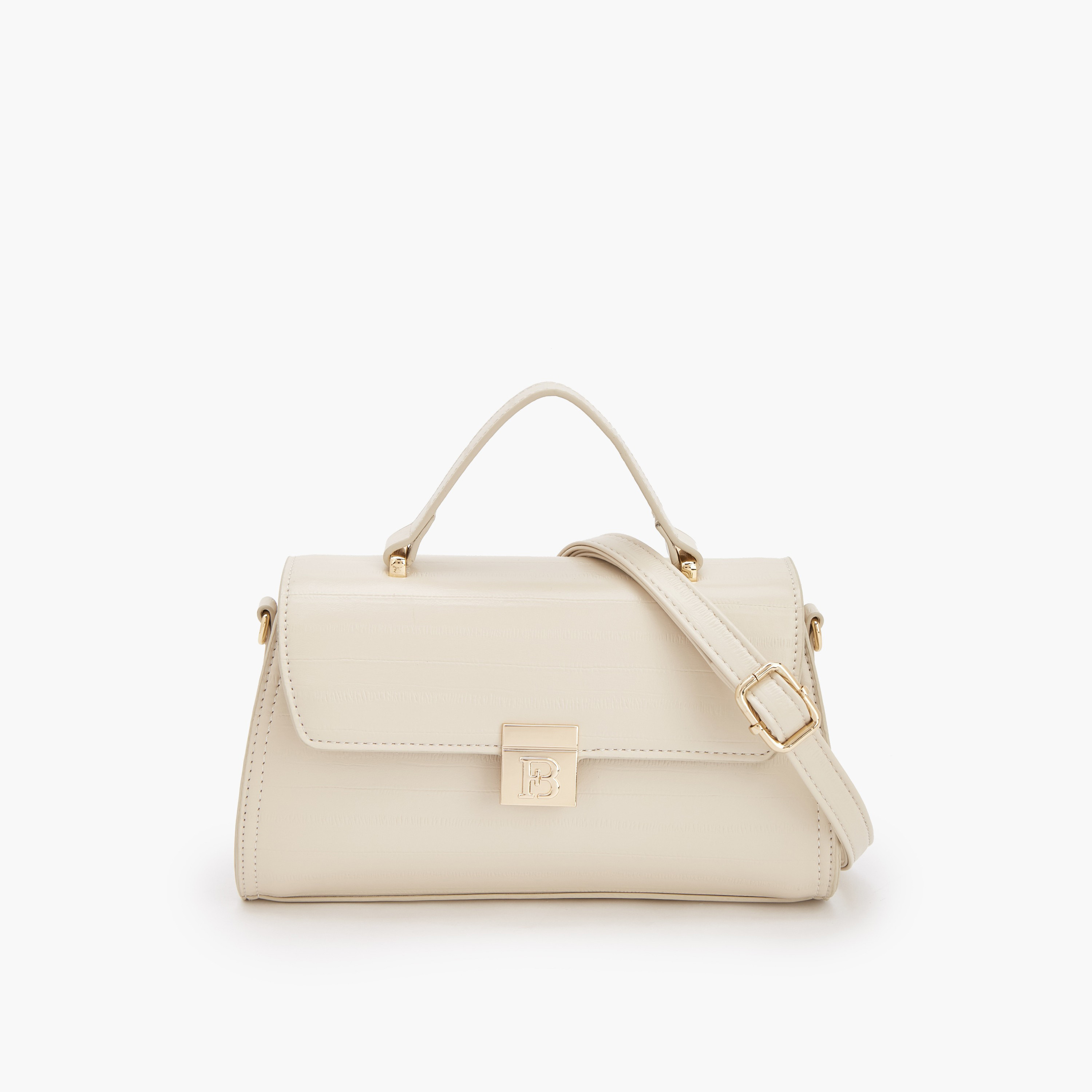 شنطة كروس بودي بحزام كتف قابل للفصل وزينة الشعار من فلورا بيلا-women-bagsandwallets-handbags-image-1