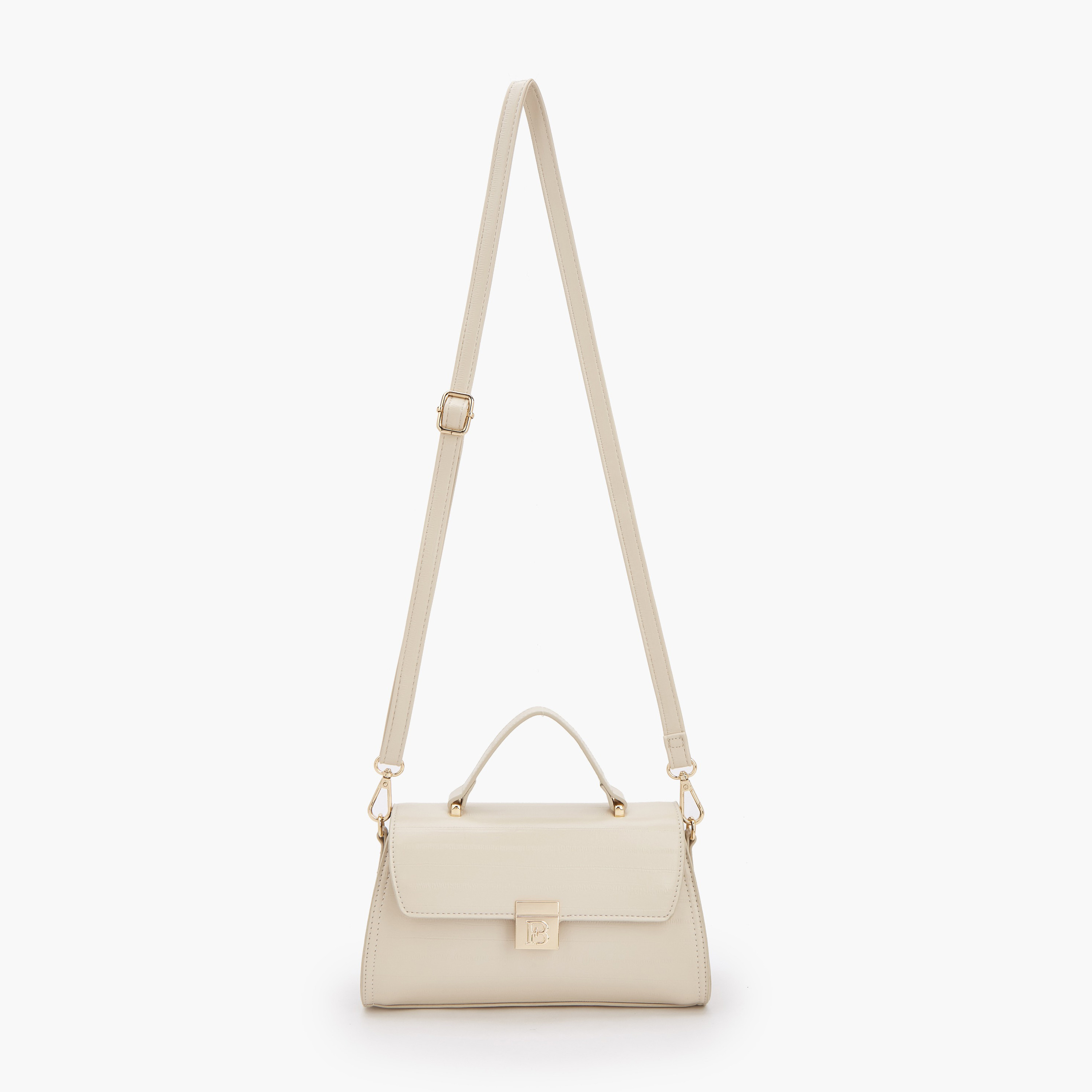 شنطة كروس بودي بحزام كتف قابل للفصل وزينة الشعار من فلورا بيلا-women-bagsandwallets-handbags-image-2