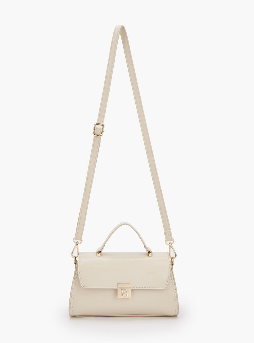 شنطة كروس بودي بحزام كتف قابل للفصل وزينة الشعار من فلورا بيلا-women-bagsandwallets-handbags-image-2