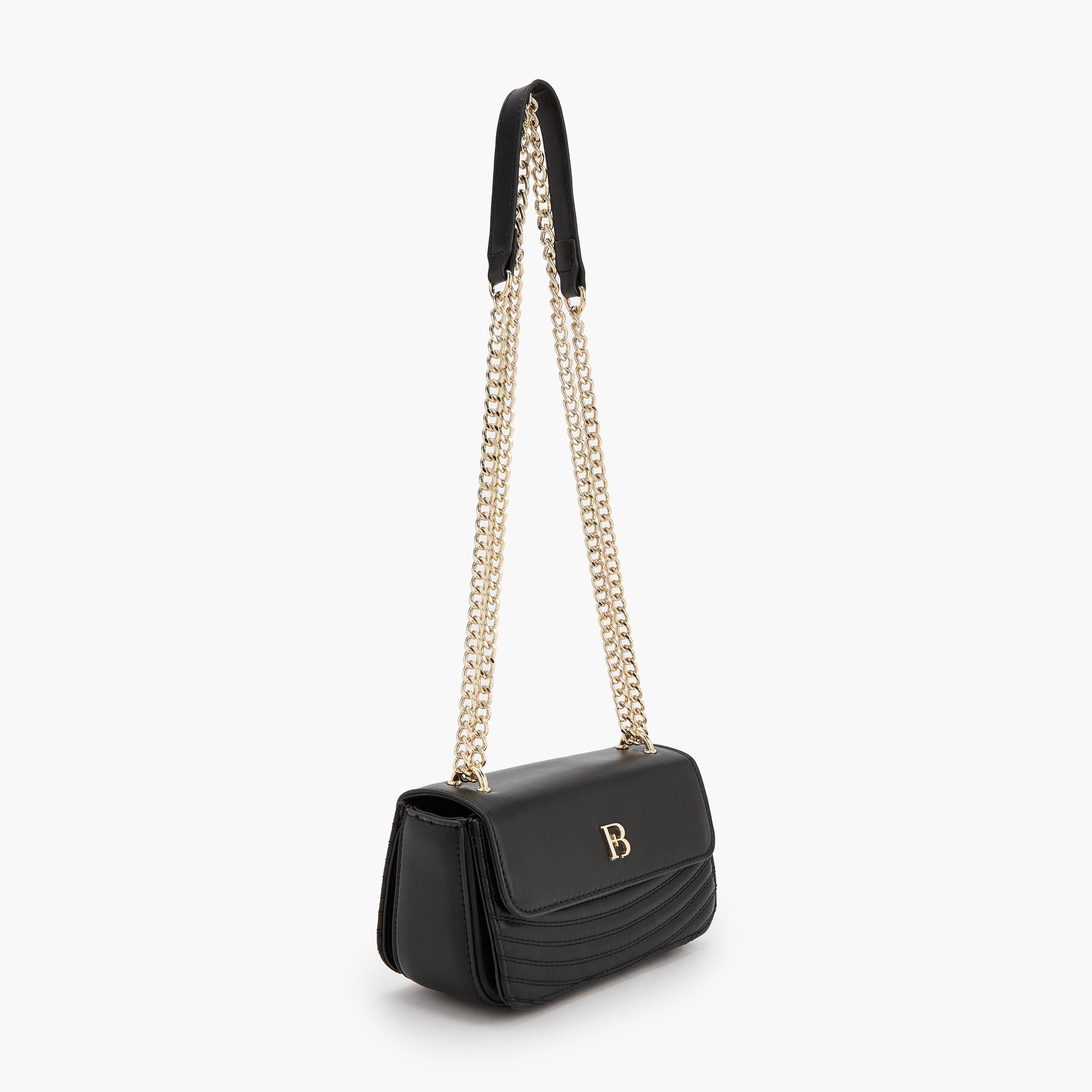 شنطة كروس بودي بارزة الملمس بحزام سلسلة من فلورا بيلا-women-bagsandwallets-handbags-image-3