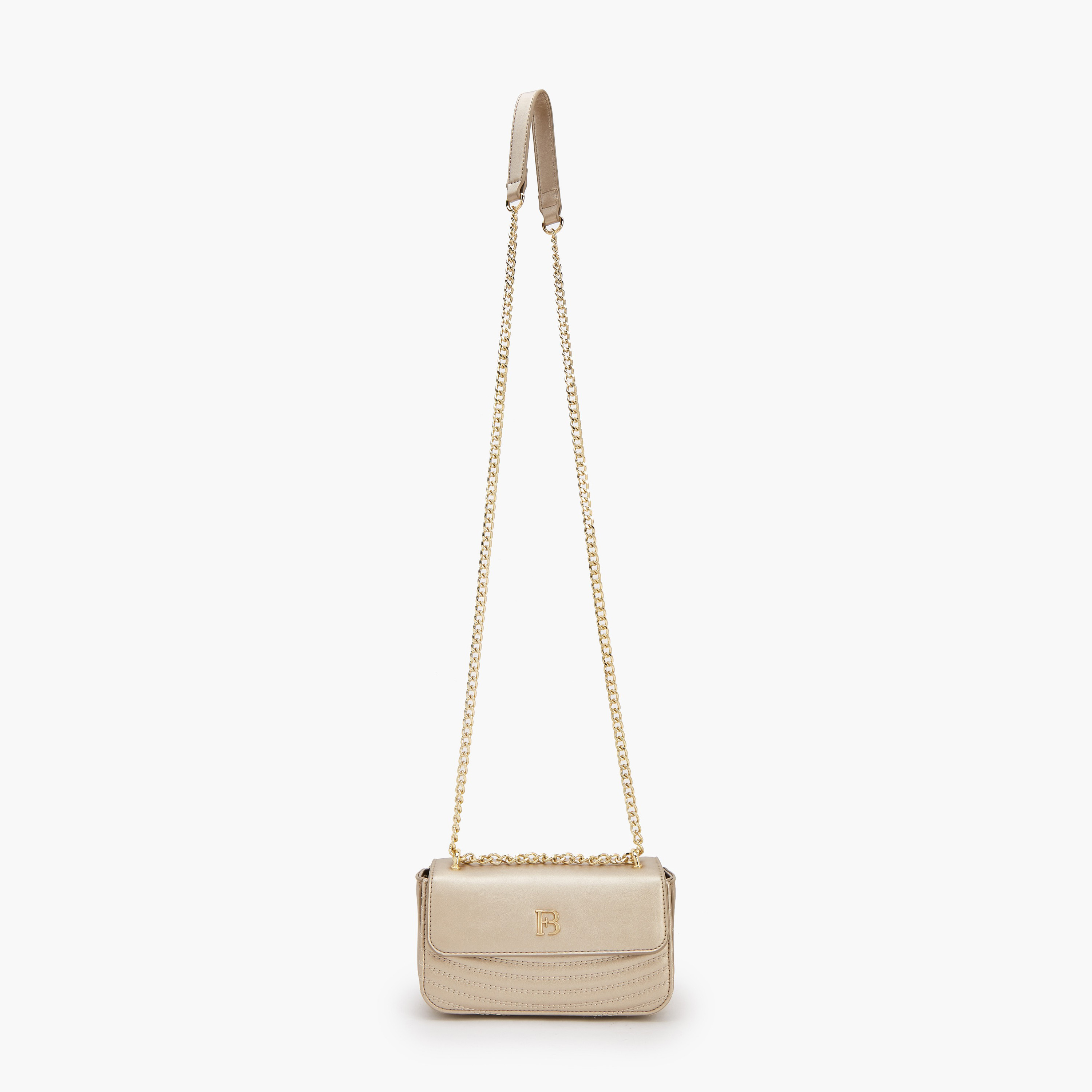 شنطة كروس بودي بارزة الملمس بحزام سلسلة من فلورا بيلا-women-bagsandwallets-handbags-image-2