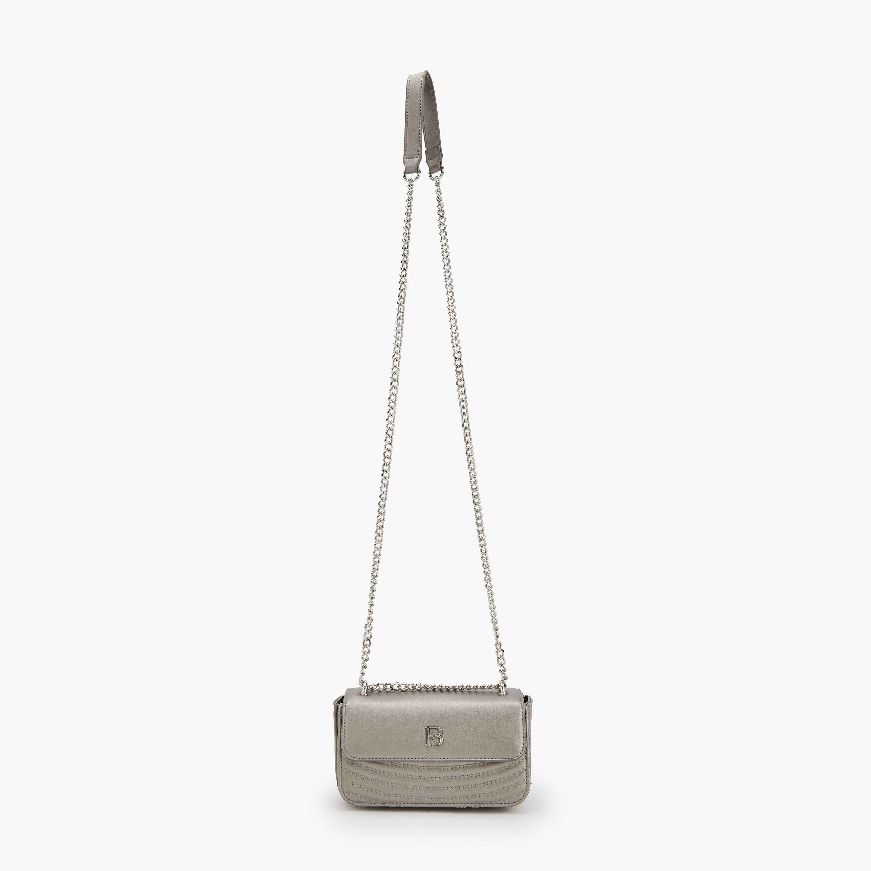 شنطة كروس بودي بارزة الملمس بحزام سلسلة من فلورا بيلا-women-bagsandwallets-handbags-image-2