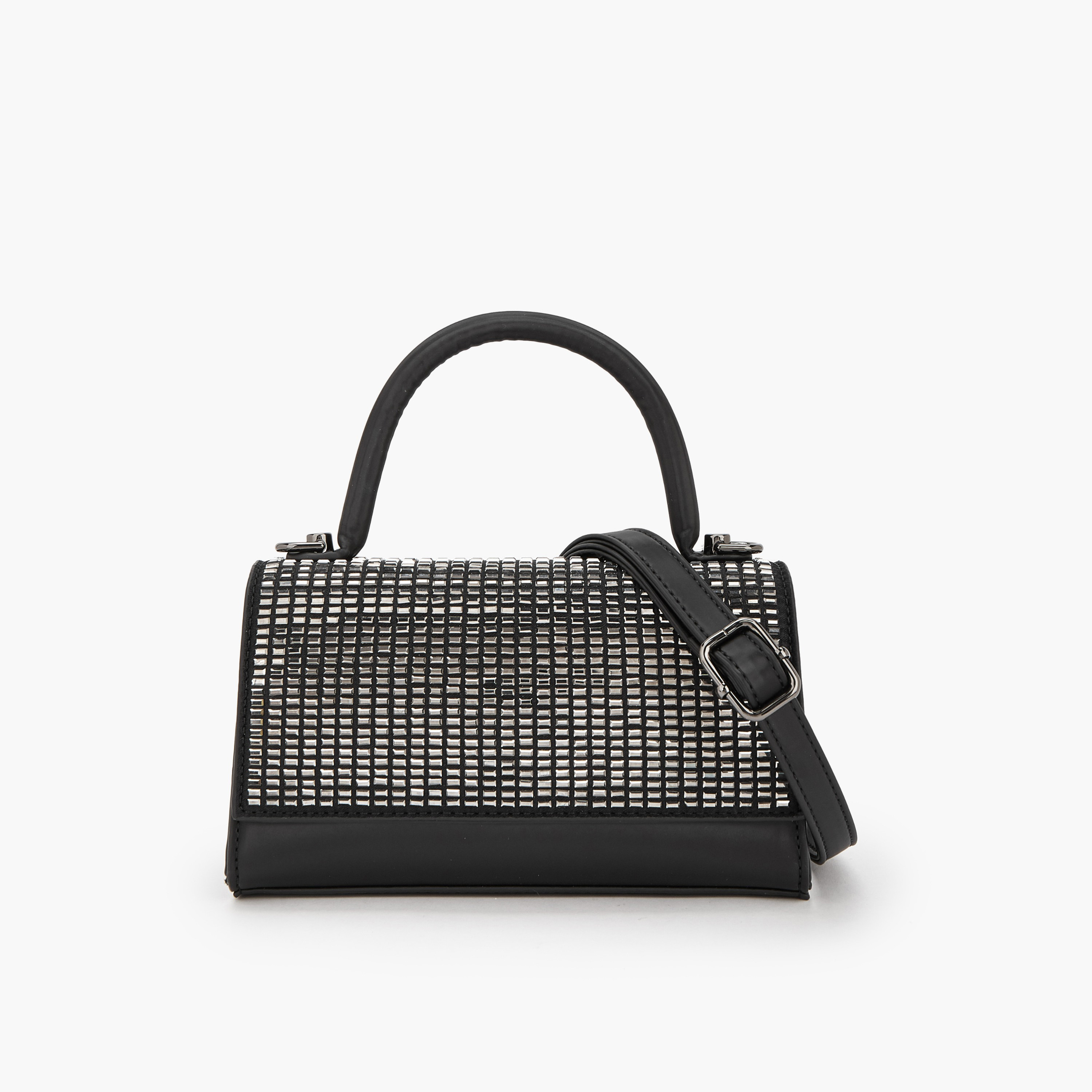 شنطة ساتشيل مزينة بحزام قابل للفصل من فلورا بيلا-women-bagsandwallets-handbags-image-1