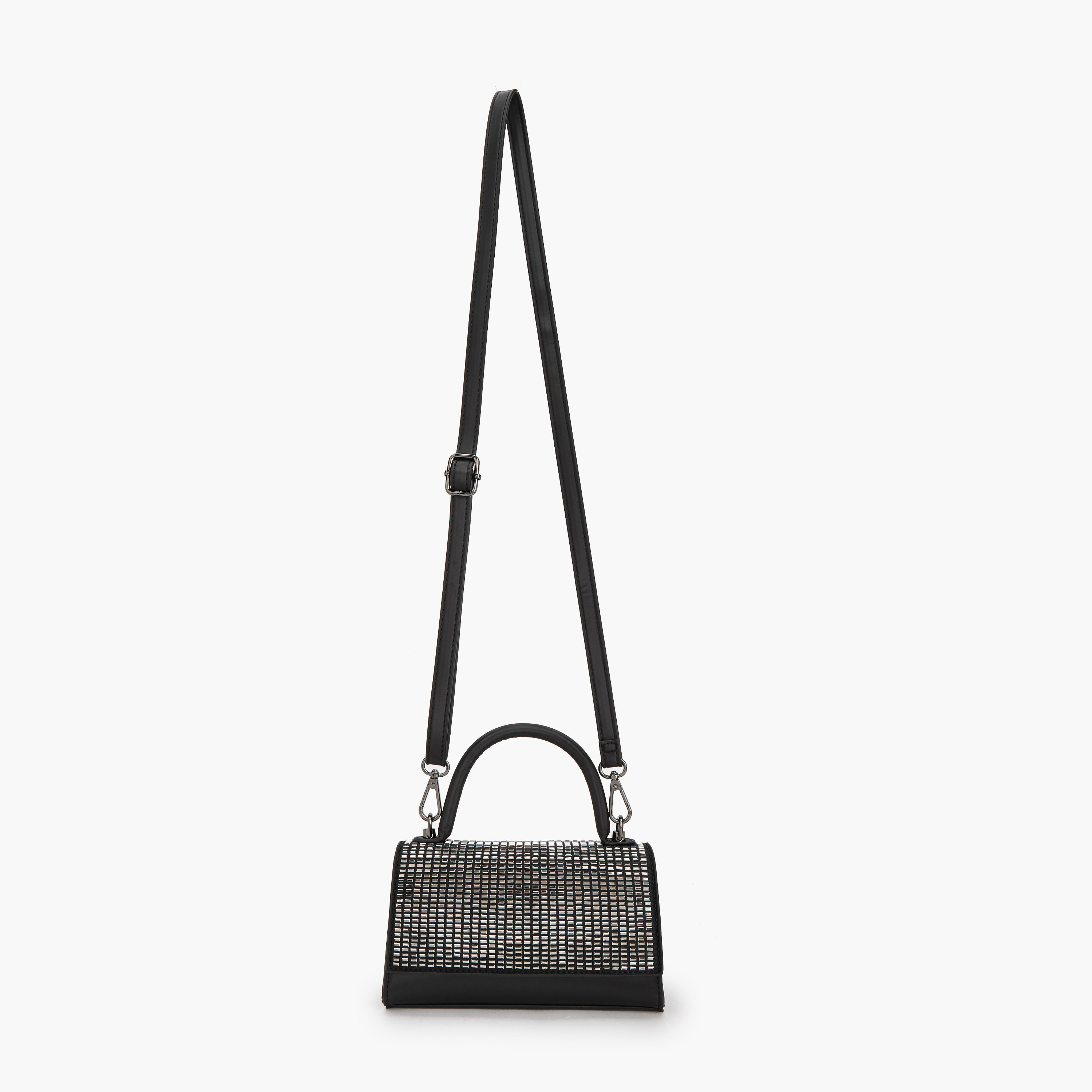 شنطة ساتشيل مزينة بحزام قابل للفصل من فلورا بيلا-women-bagsandwallets-handbags-image-2