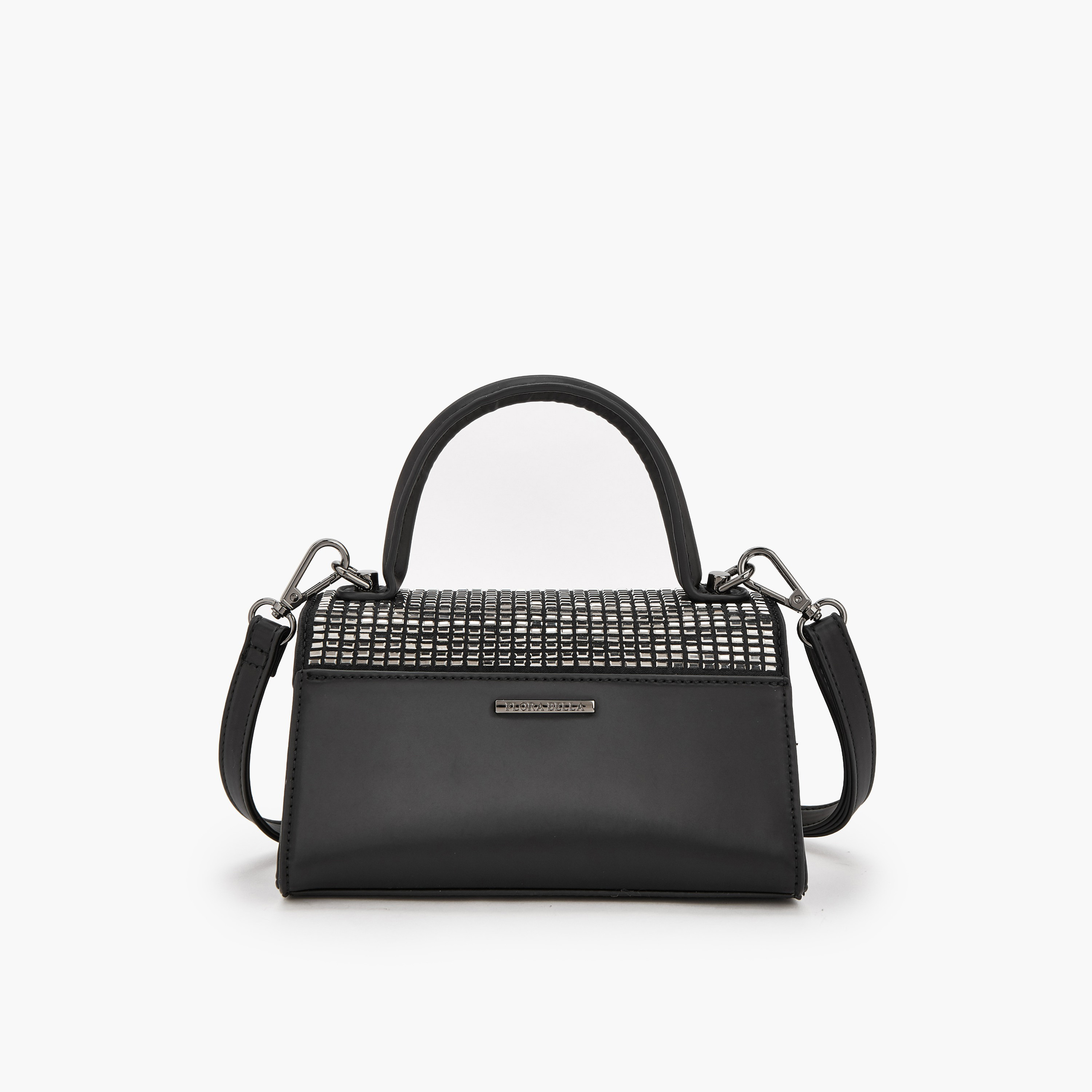 شنطة ساتشيل مزينة بحزام قابل للفصل من فلورا بيلا-women-bagsandwallets-handbags-image-5