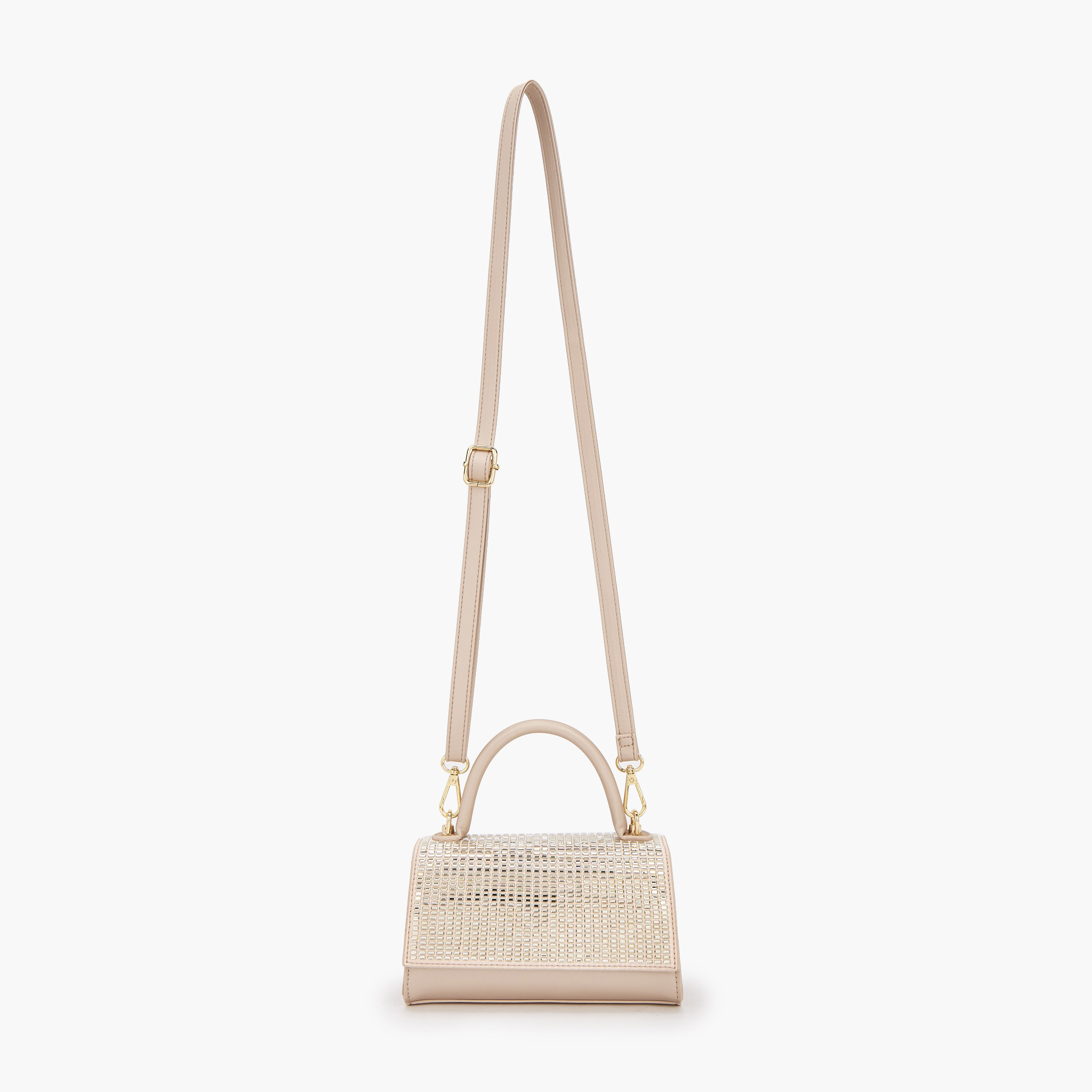 شنطة ساتشيل مزينة بحزام قابل للفصل من فلورا بيلا-women-bagsandwallets-handbags-image-2