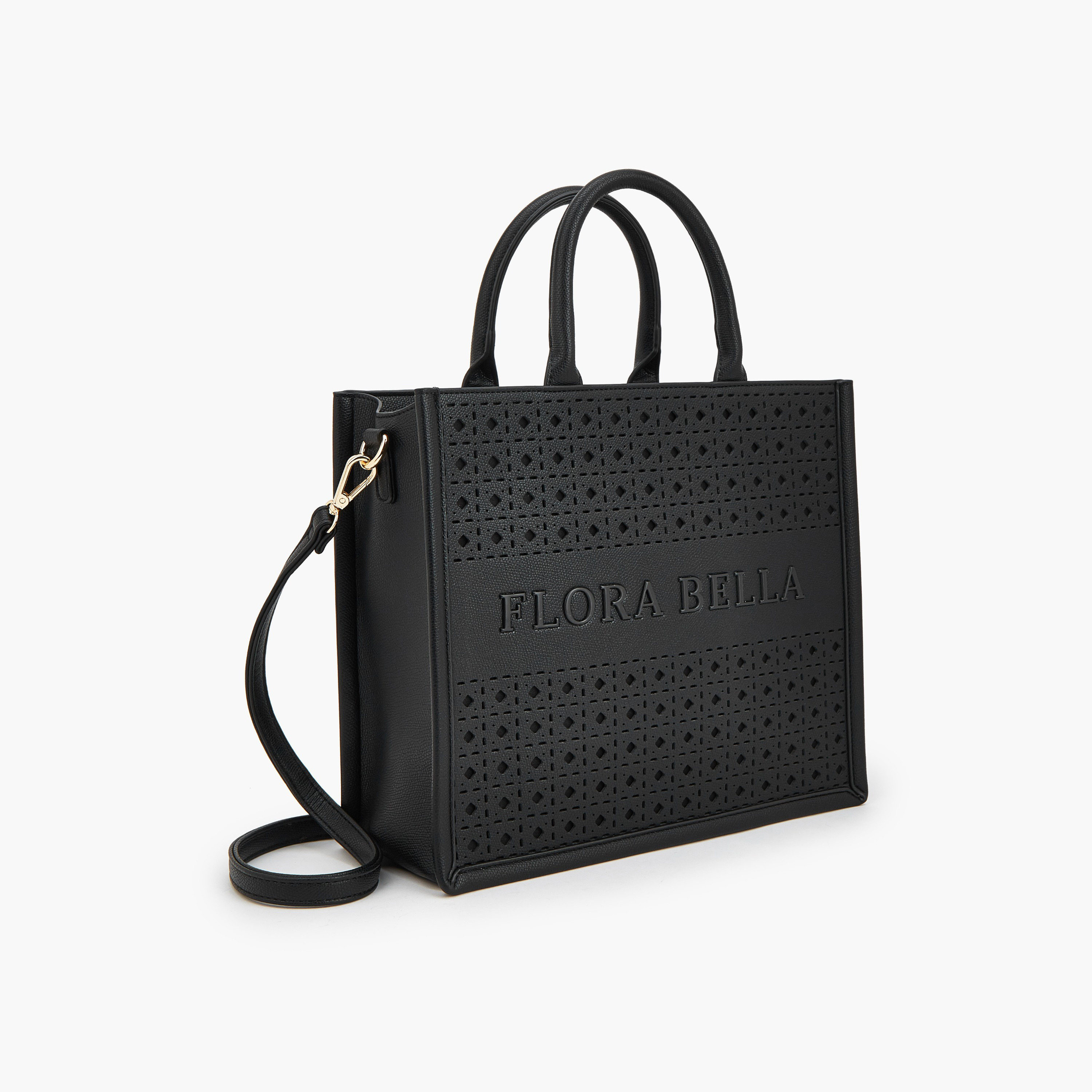 Flora Bella Laser Cut Detail Tote Bag with Detachable Strap-women-bagsandwallets-handbags-image-3
